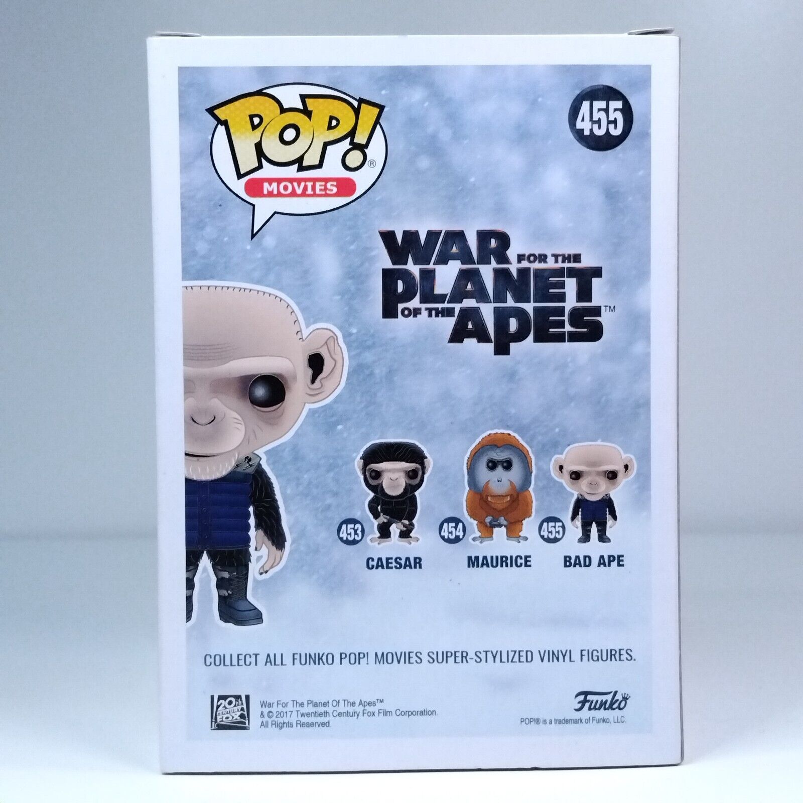 Funko Pop! Movies Planet of the Apes Bad Ape Signed Steve Zahn COA #455 WS