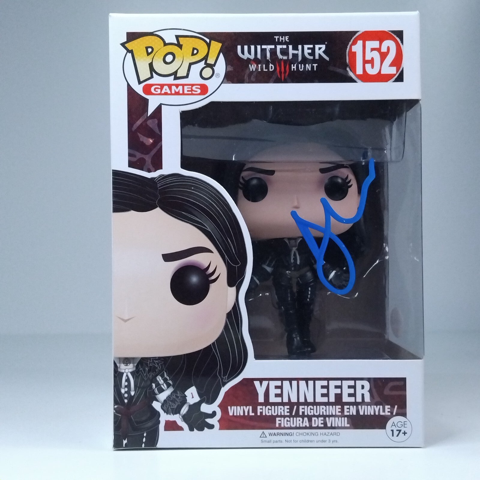 Funko Pop! Games The Witcher III Yenneffer Signed Denise Gough COA #152 WS