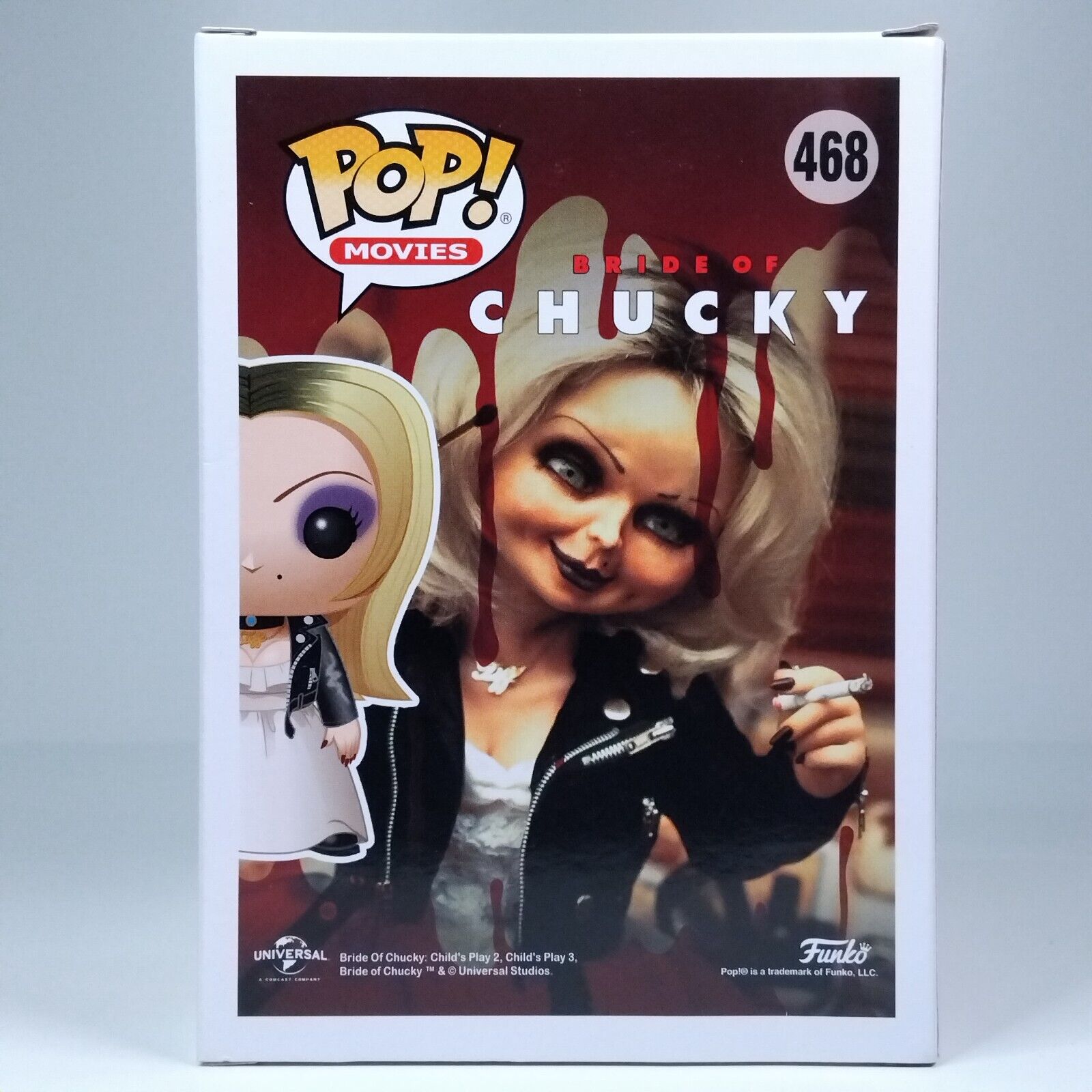 Funko Pop! Movies Horror Chucky Tiffany Signed Jennifer Tilly COA #468