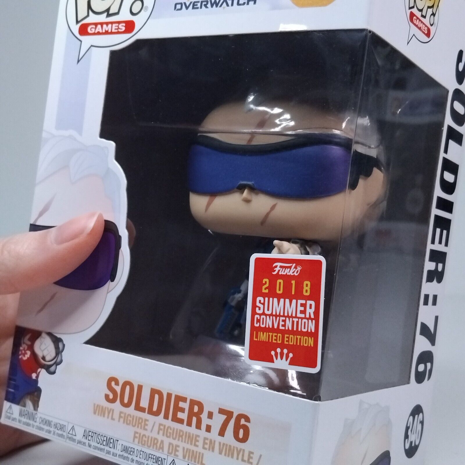 Funko Pop! Games Overwatch Soldier:76 Grillmaster #346