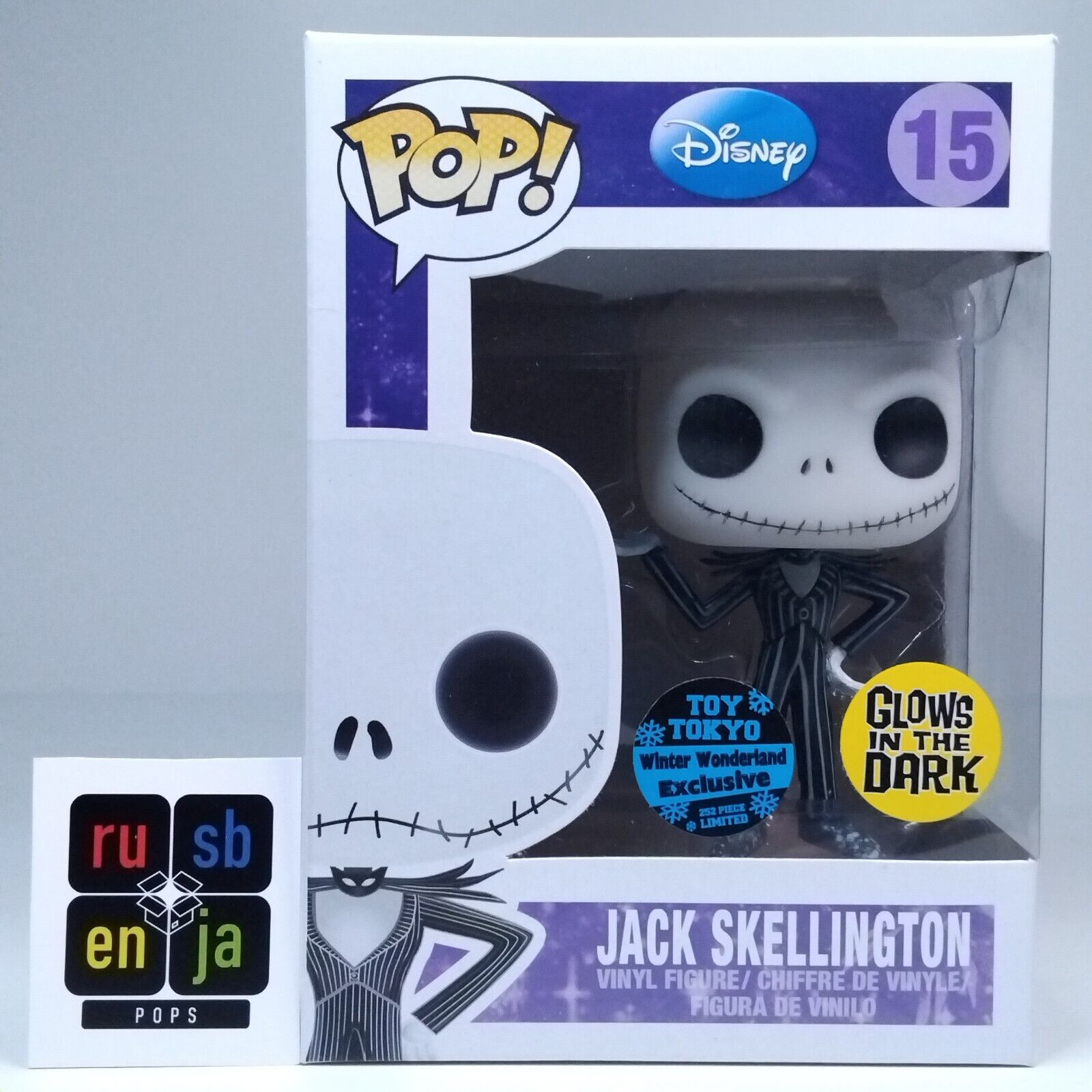 Funko Pop! Disney Nightmare Before Christmas Jack Skellington Glows 252 Pcs #15