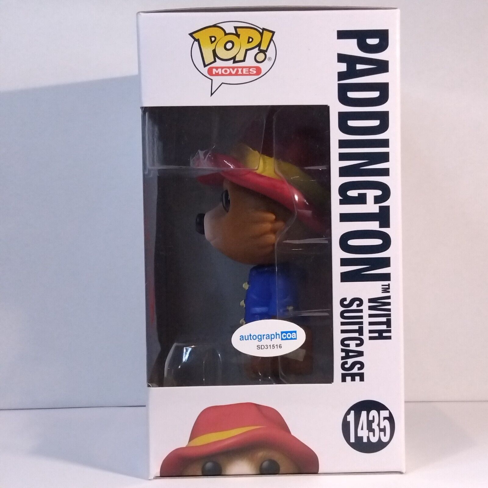 Funko Pop! Movies Paddington Signed Ben Whishaw COA #1435 WS