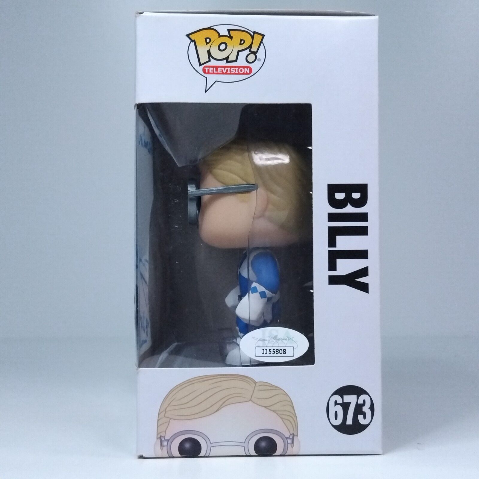 Funko Pop! TV Retro Power Rangers Billy Signed w/Quote David Yost COA #673