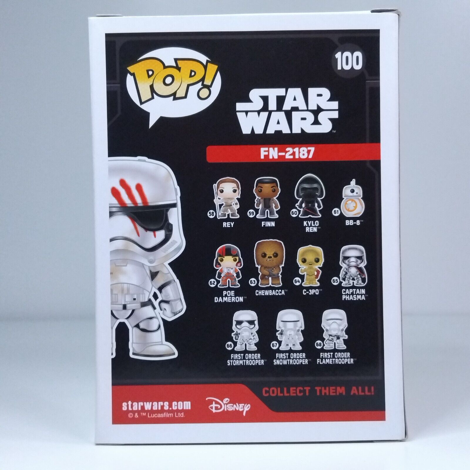 Funko Pop! Star Wars FN-2187 Exclusive #100