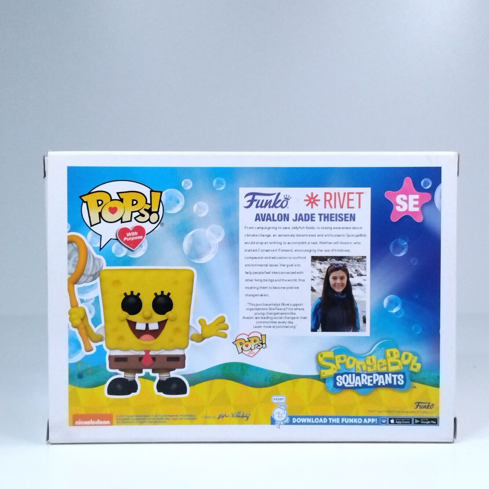 Funko Pop! Animation Spongebob Squarepants Rivet Pops with Purpose #SE