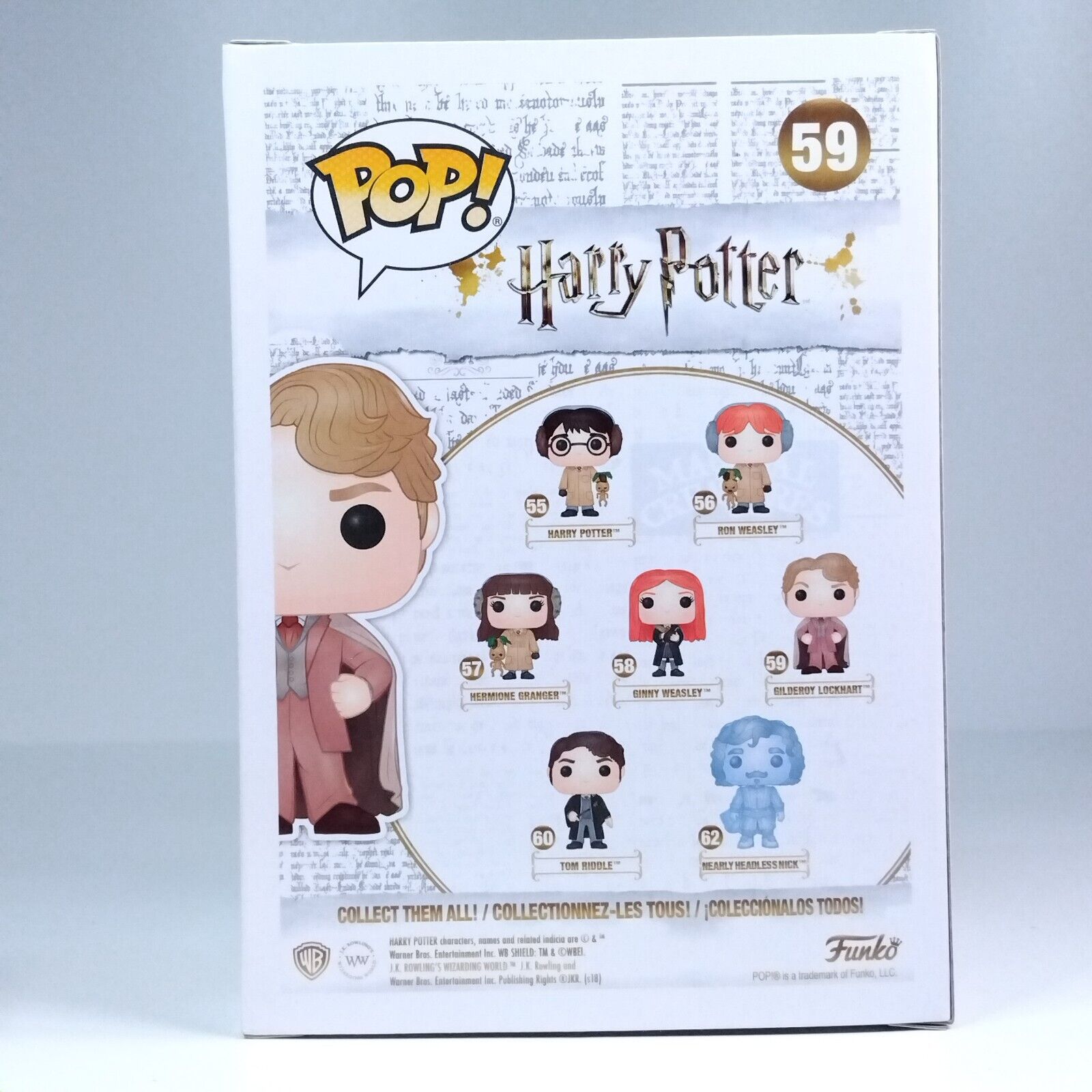 Funko Pop! Harry Potter Gilderoy Lockhart Blue #59