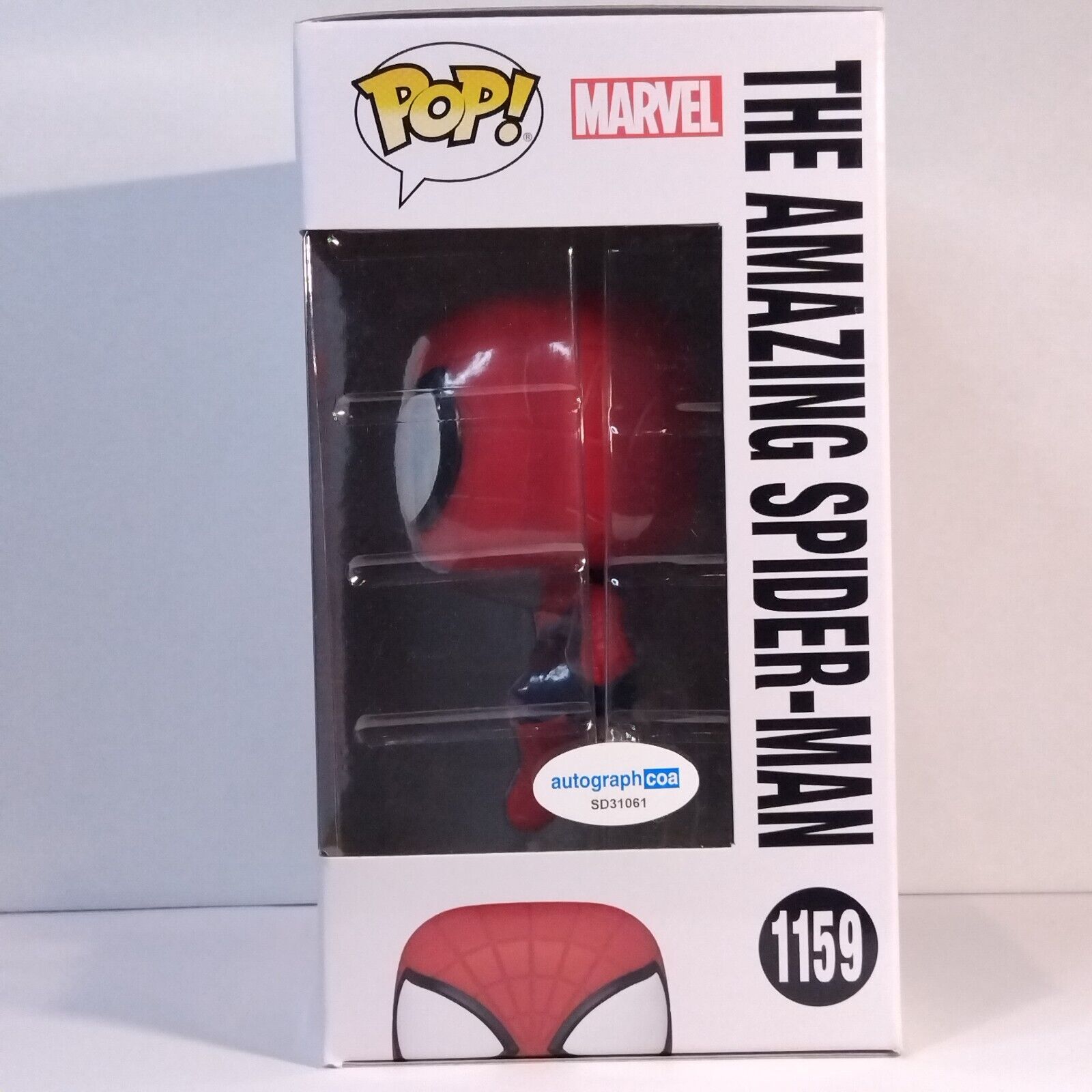 Funko Pop! Marvel The Amazing Spider-Man Signed Andrew Garfield COA #1159 WS