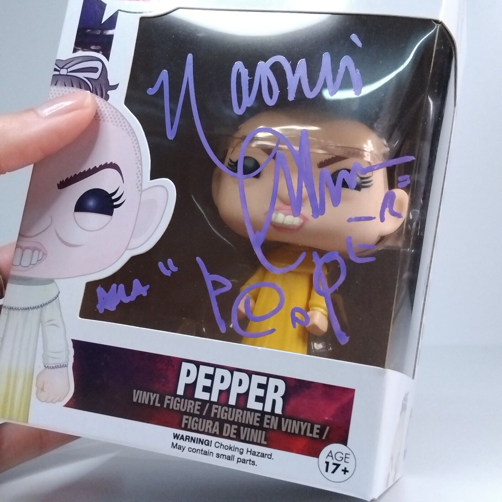 Funko Pop! TV American Horror Story Pepper Signed Naomi Grossman FADED BOX #244