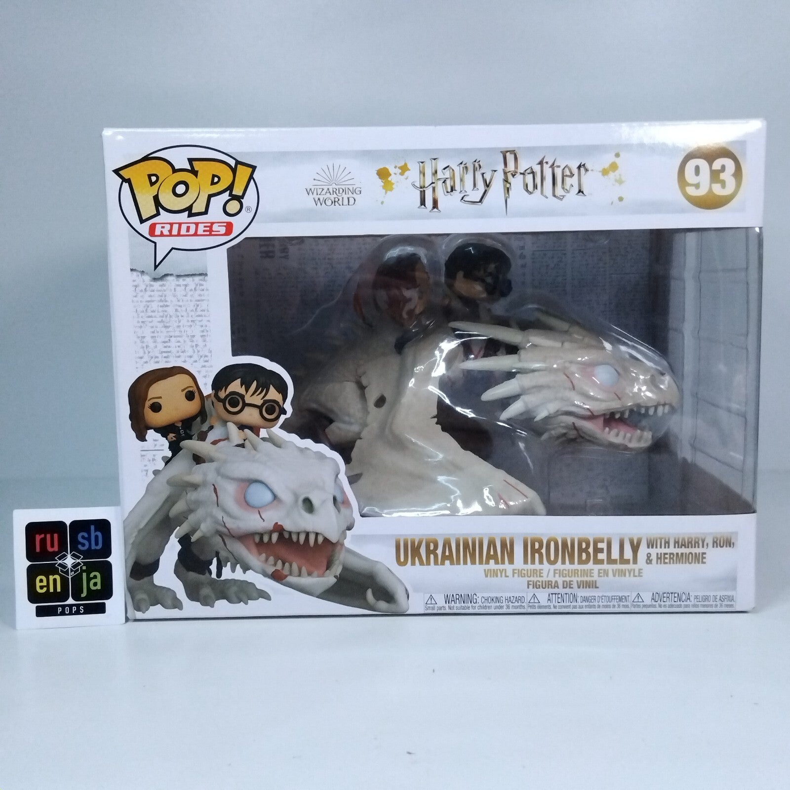 Funko Pop! Harry Potter Hermione Granger Ron Weasley Ukrainian Ironbelly #93