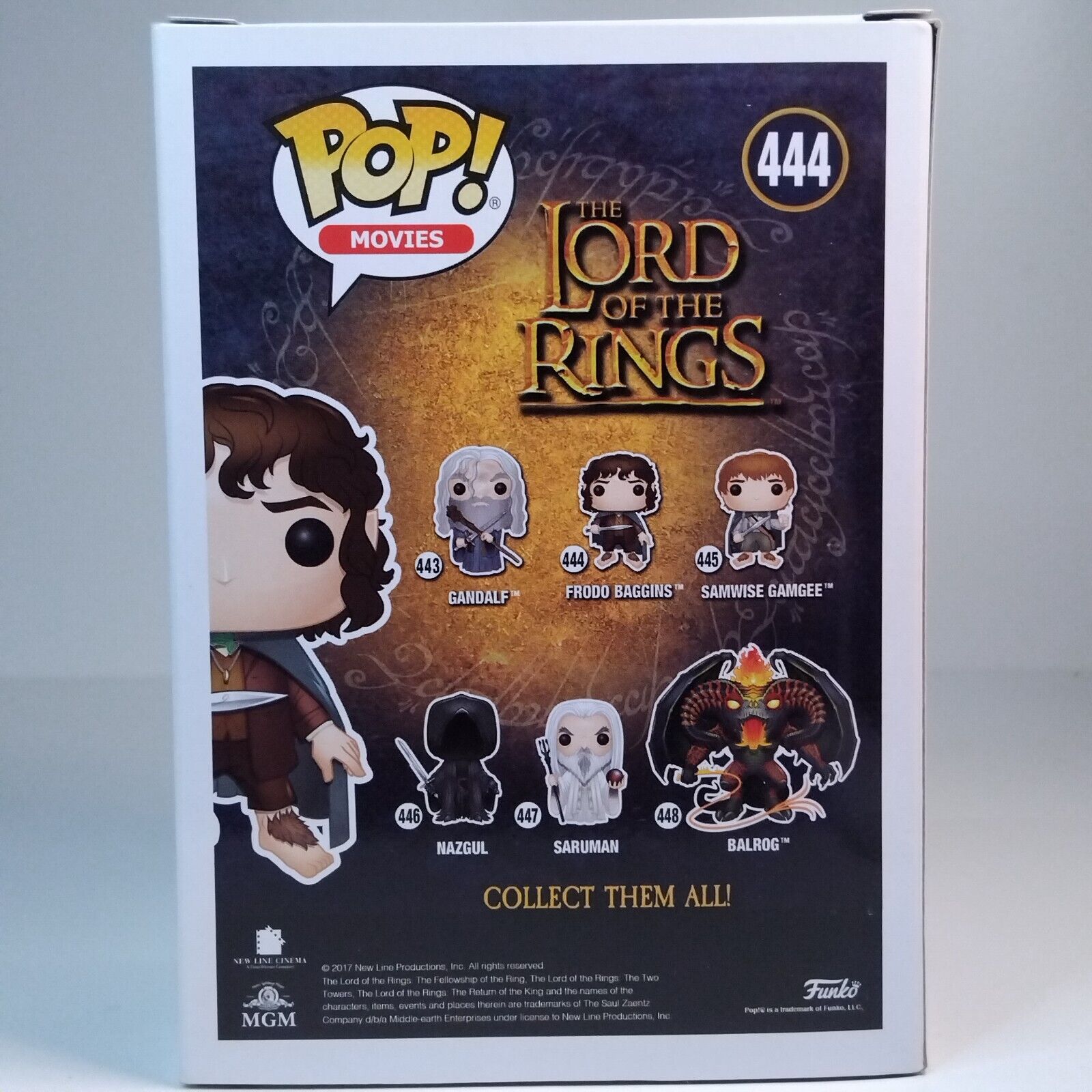 Funko Pop! Movies Lord of the Rings Frodo Baggins #444