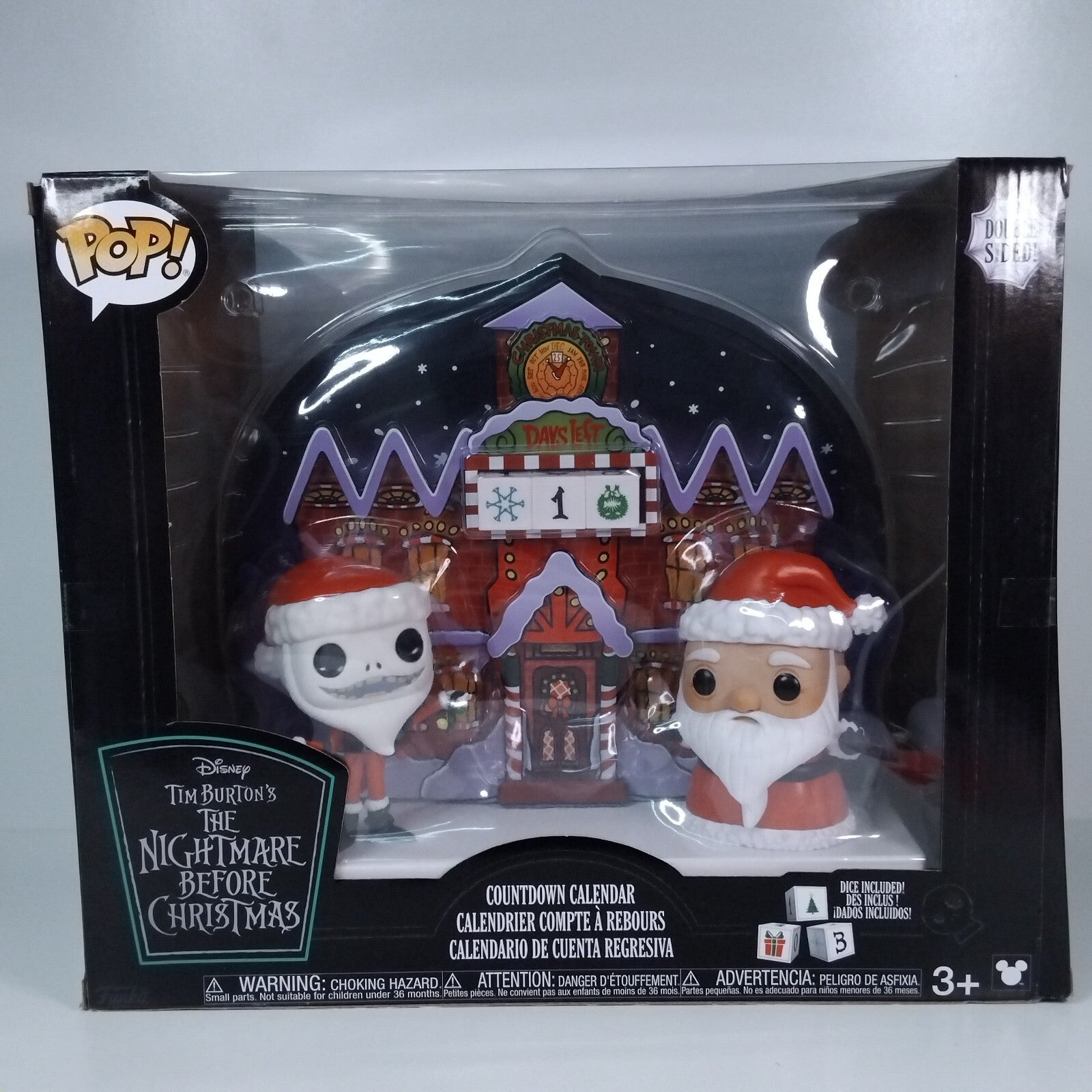 Funko Pop! Disney NBC Nightmare Before Christmas Double Sided Countdown Calendar