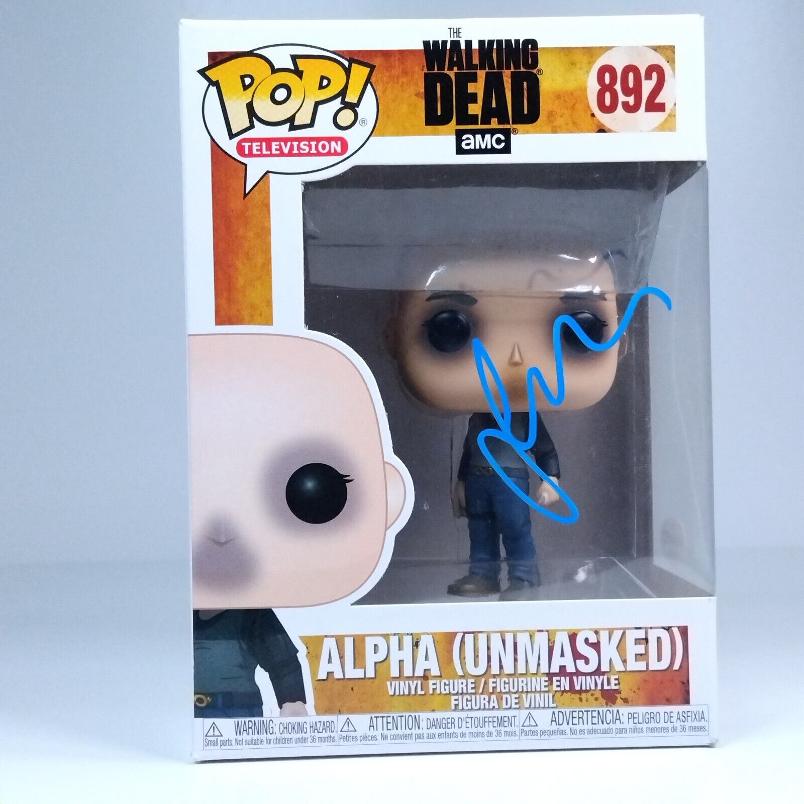 Funko Pop! TV The Walking Dead TWD Alpha Signed Samantha Morton COA #892 WS