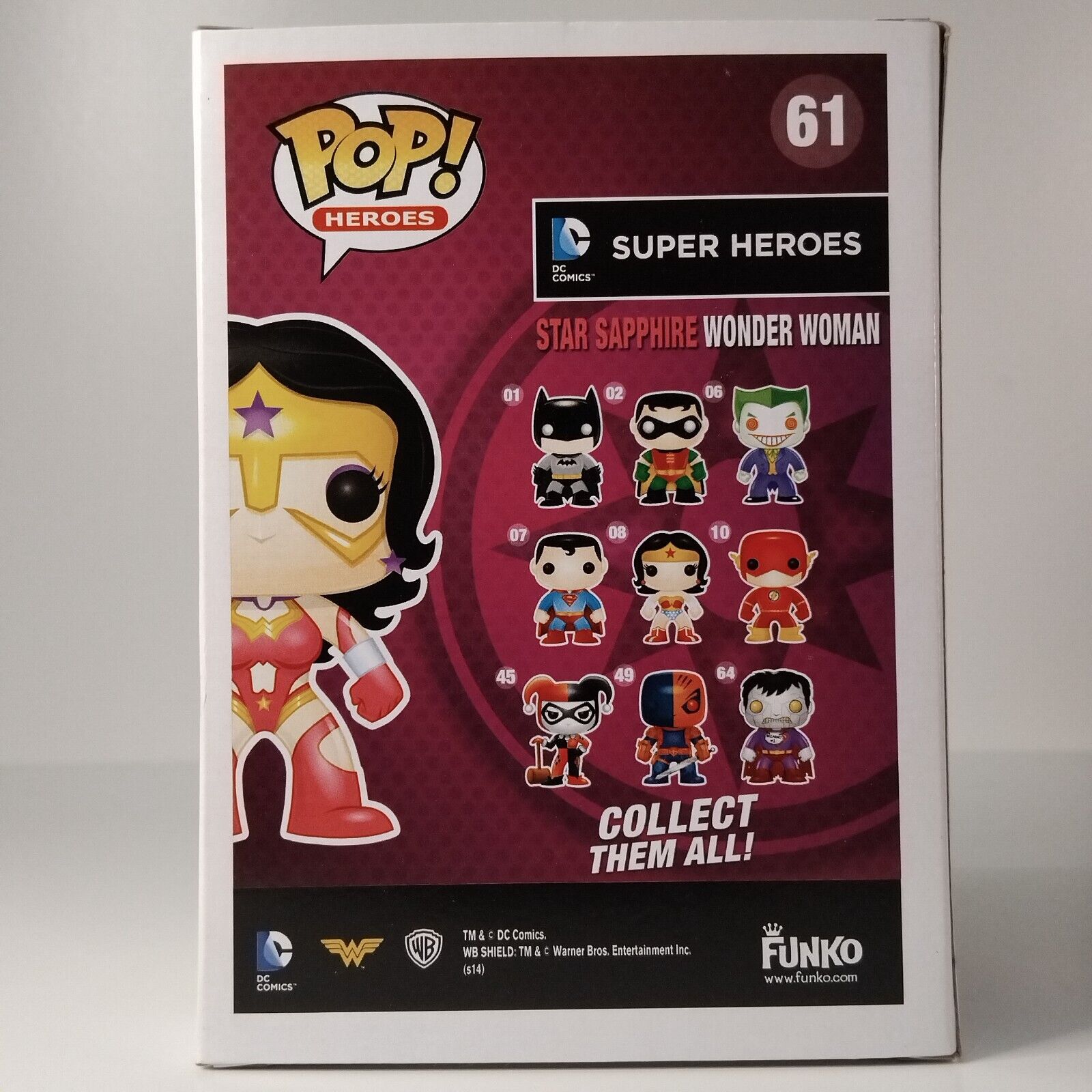 Funko Pop! DC Heroes Star Sapphire Wonder Woman Metallic Exclusive #61