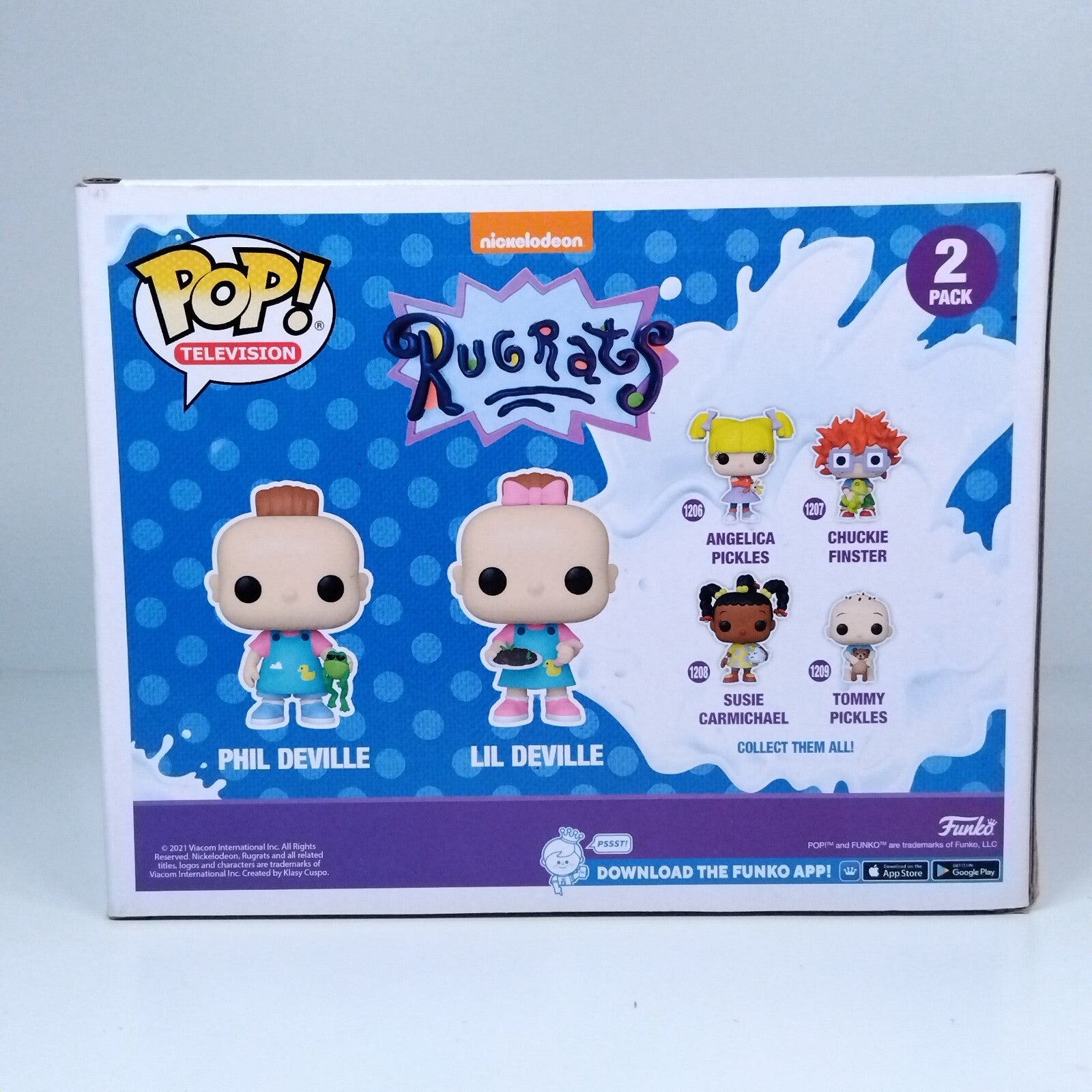 Funko Pop! Animation Rugrats Phil & Lil Deville Amazon Exclusive 2 Pack