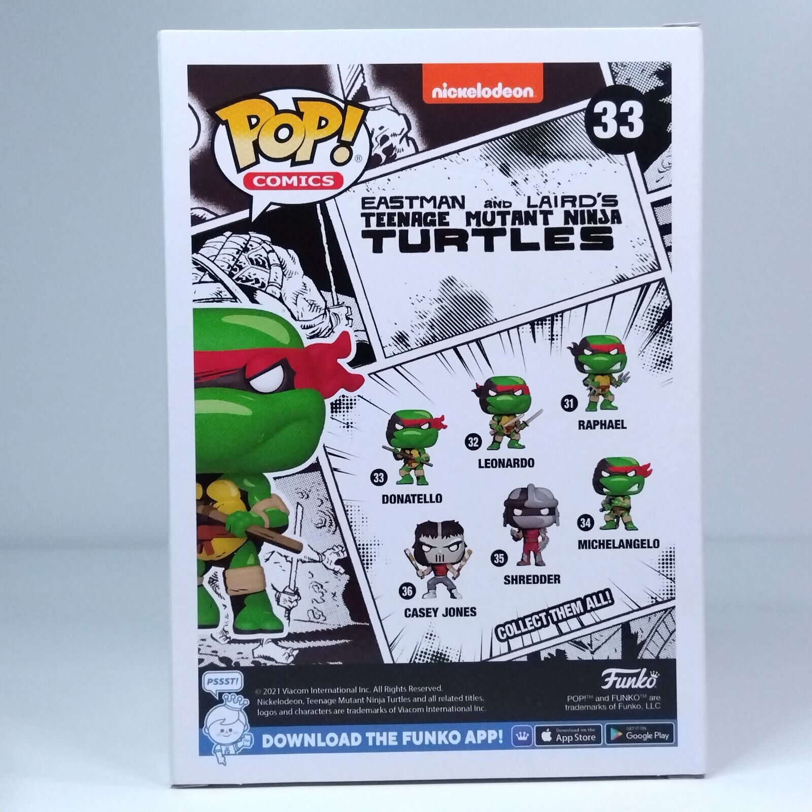 Funko Pop! Comics Teenage Mutant Ninja Turtles TMNT Donatello #33