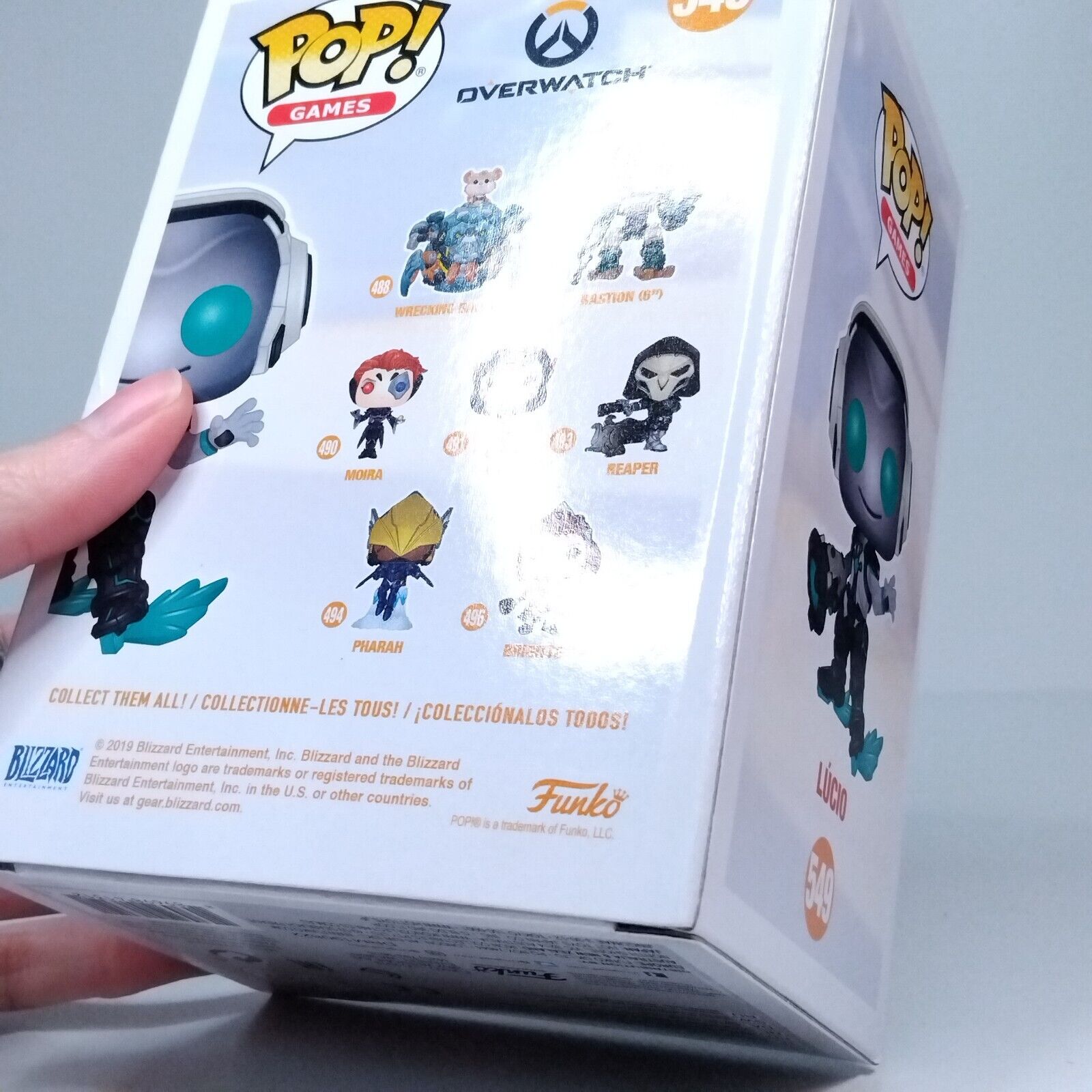 Funko Pop! Games Overwatch Lucio Blizzard Exclusive #549