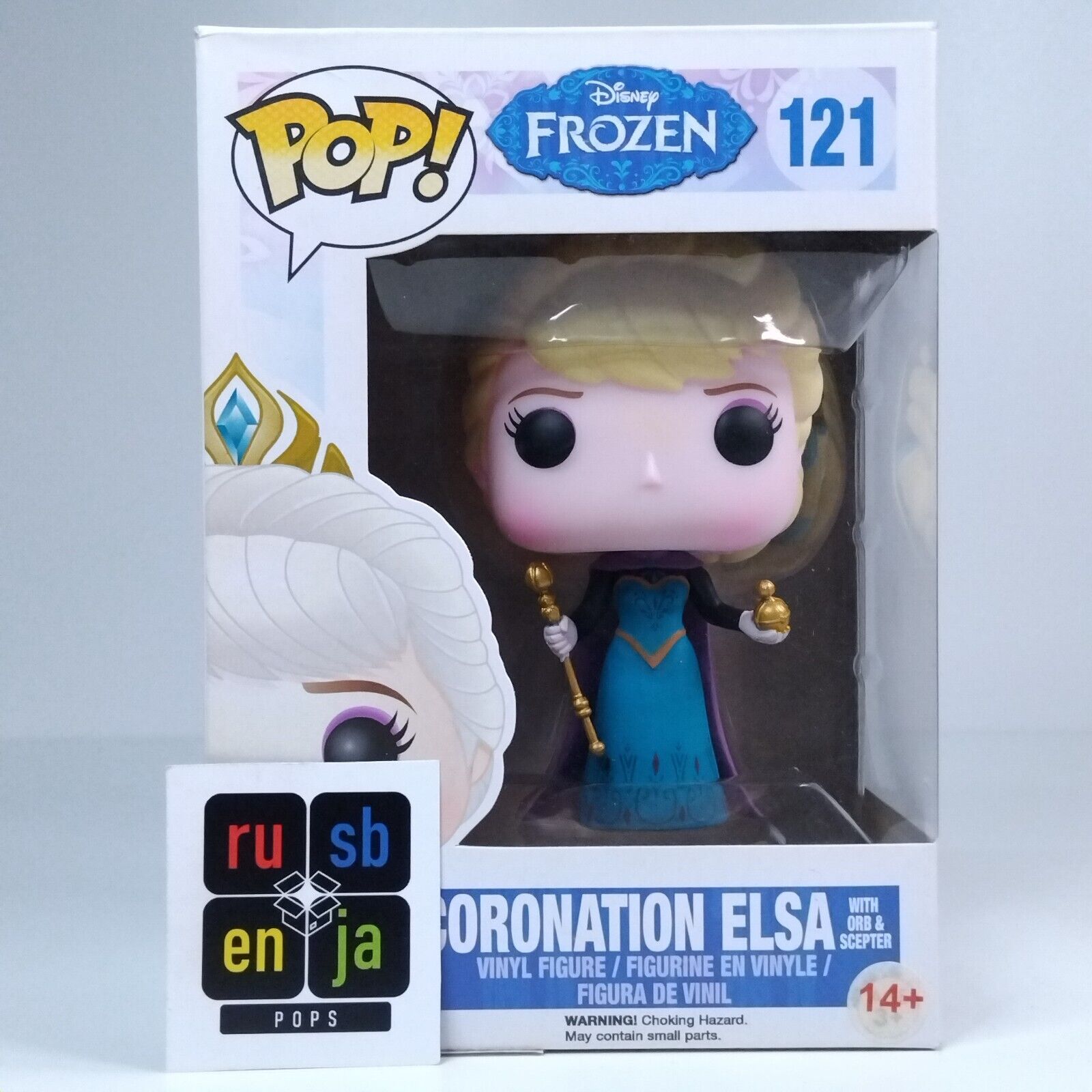 Funko Pop! Disney Frozen Coronation Elsa with Orb & Scepter #121