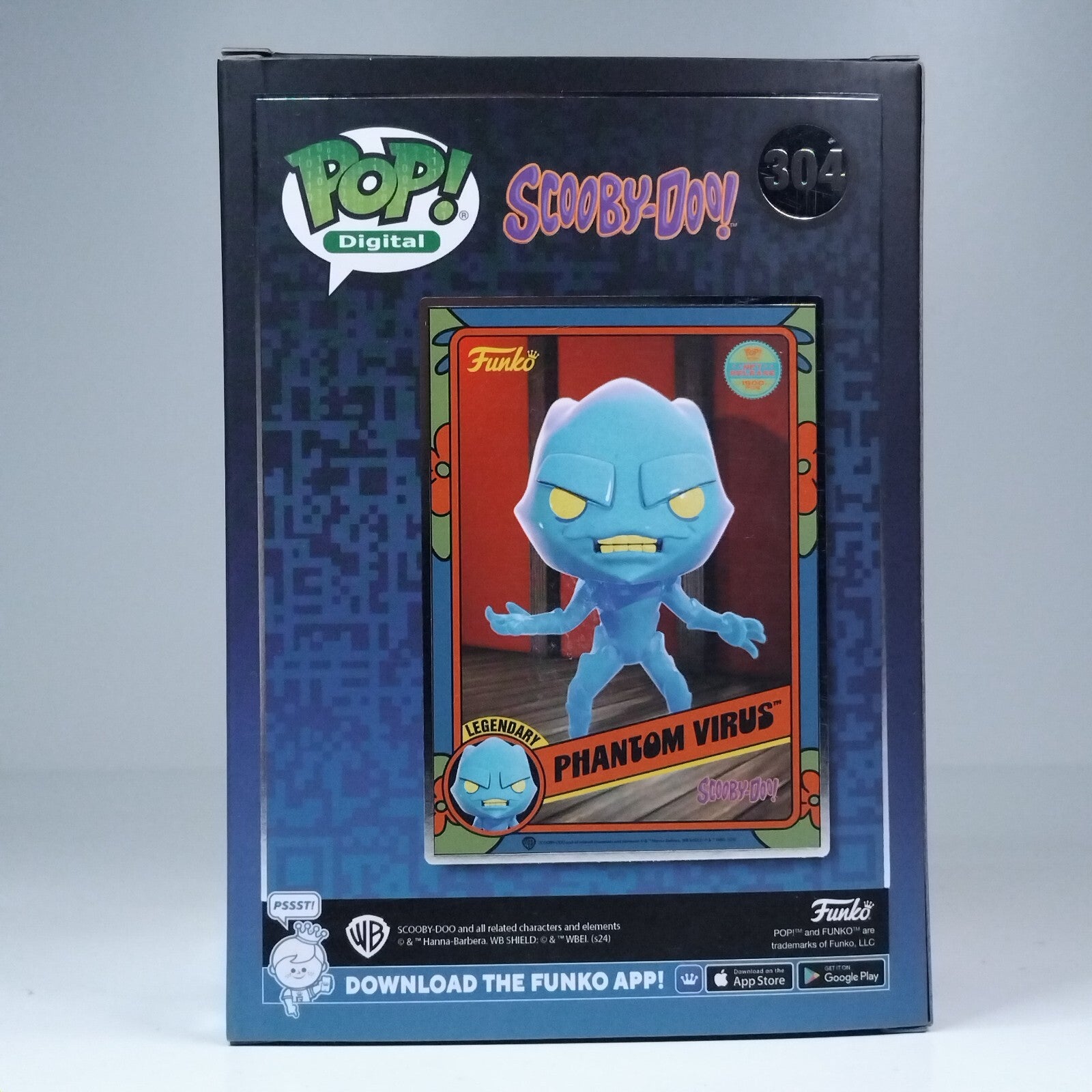 Funko Pop! Digital Animation Scooby-Doo Phantom Virus Glows 1,900 Pcs #304