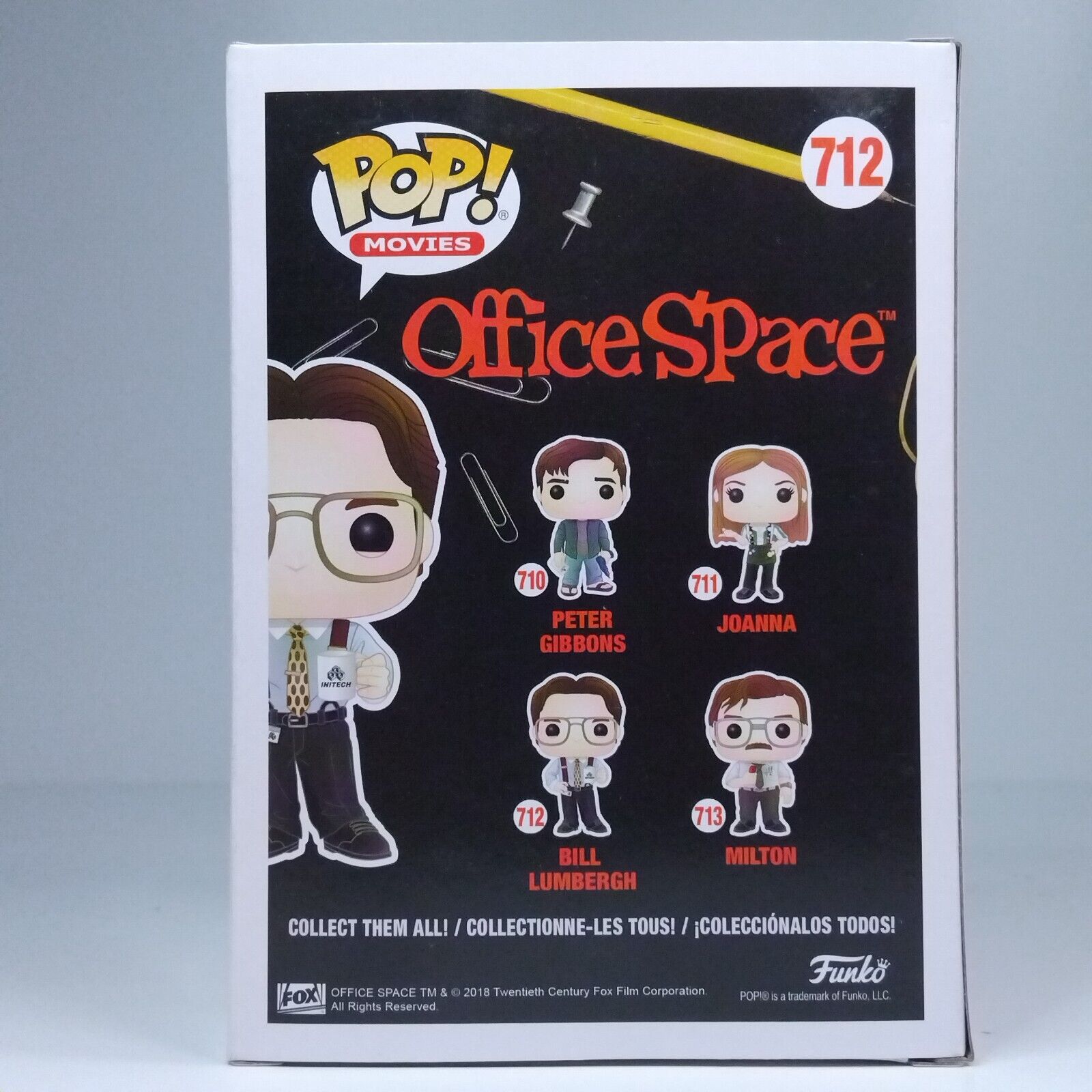 Funko Pop! Movies Office Space Bill Lumbergh #712