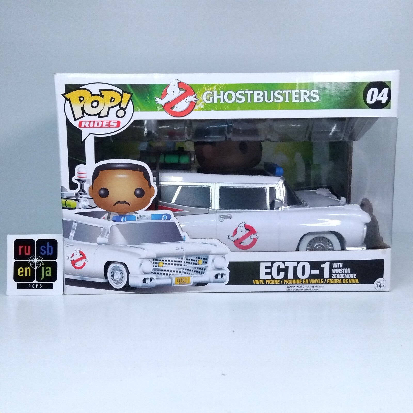 Funko Pop! Movies Rides Ghostbusters Ecto-1 with Winston Zeddemore #04