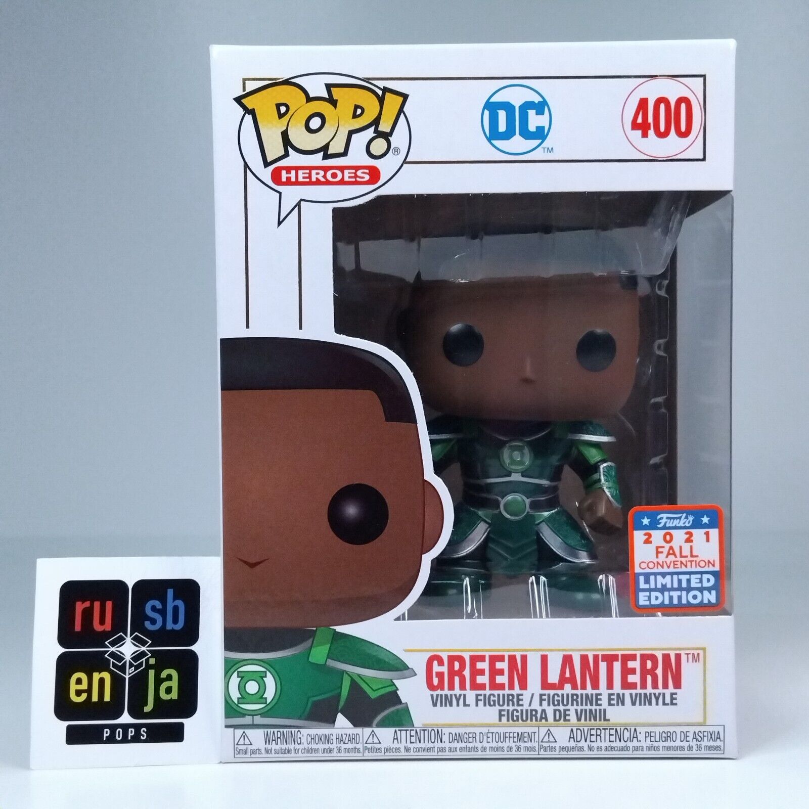 Funko Pop! DC Heroes Imperial Palace Green Lantern Metallic Limited Edition #400