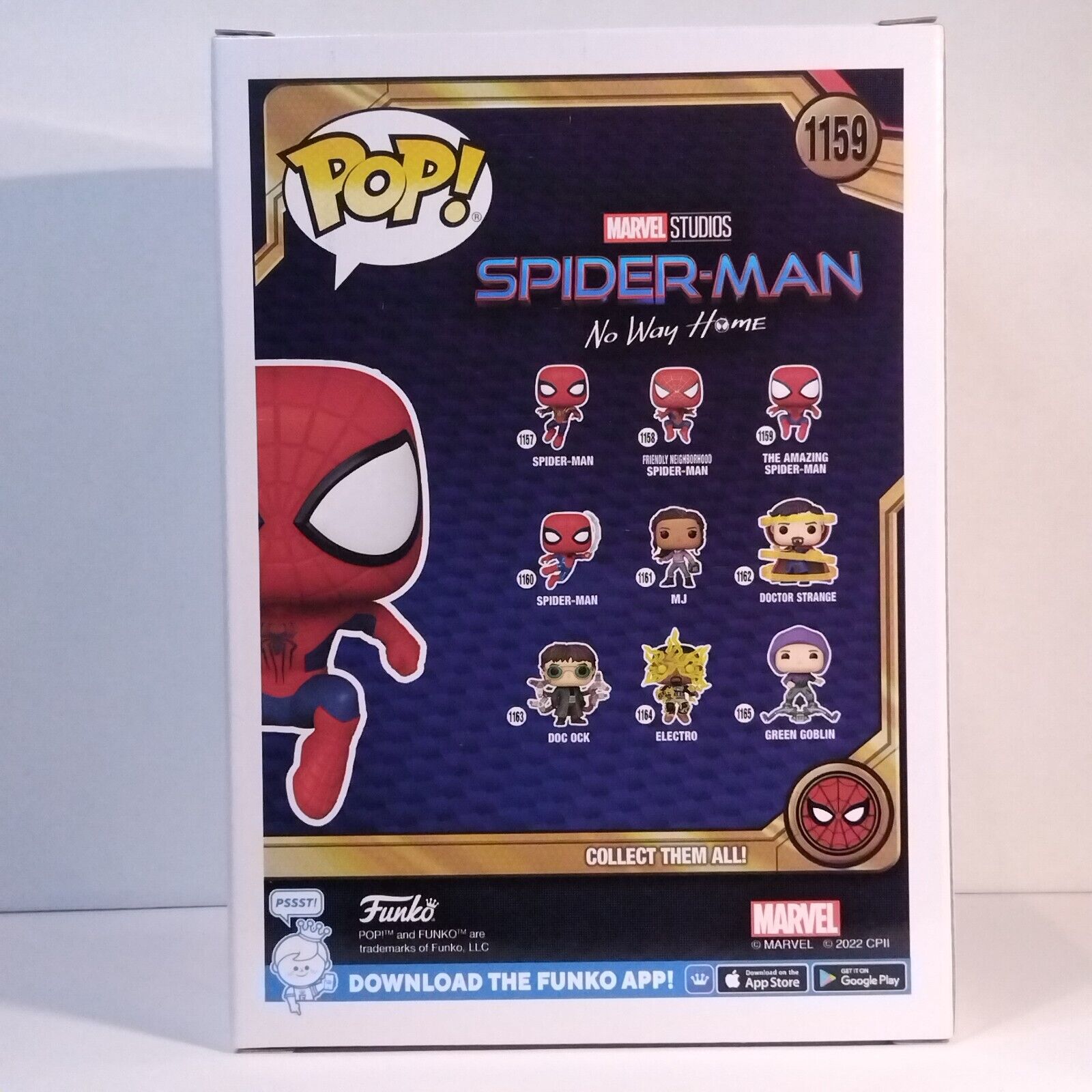 Funko Pop! Marvel The Amazing Spider-Man Signed Andrew Garfield COA #1159 WS