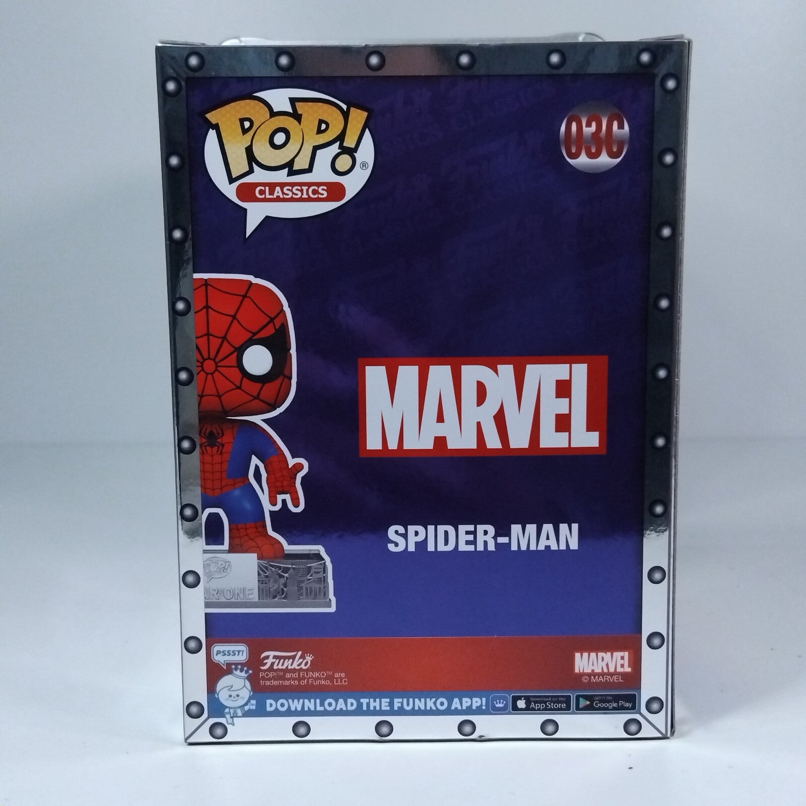 Funko Pop! Marvel Vault Tin Classics Spider-Man #03C