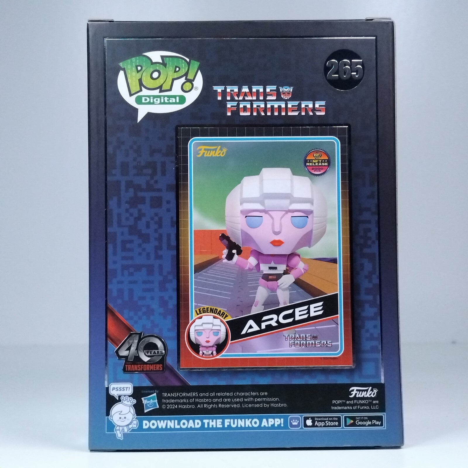 Funko Pop! Digital Retro Toys Transformers Arcee 2,000 Pcs #265