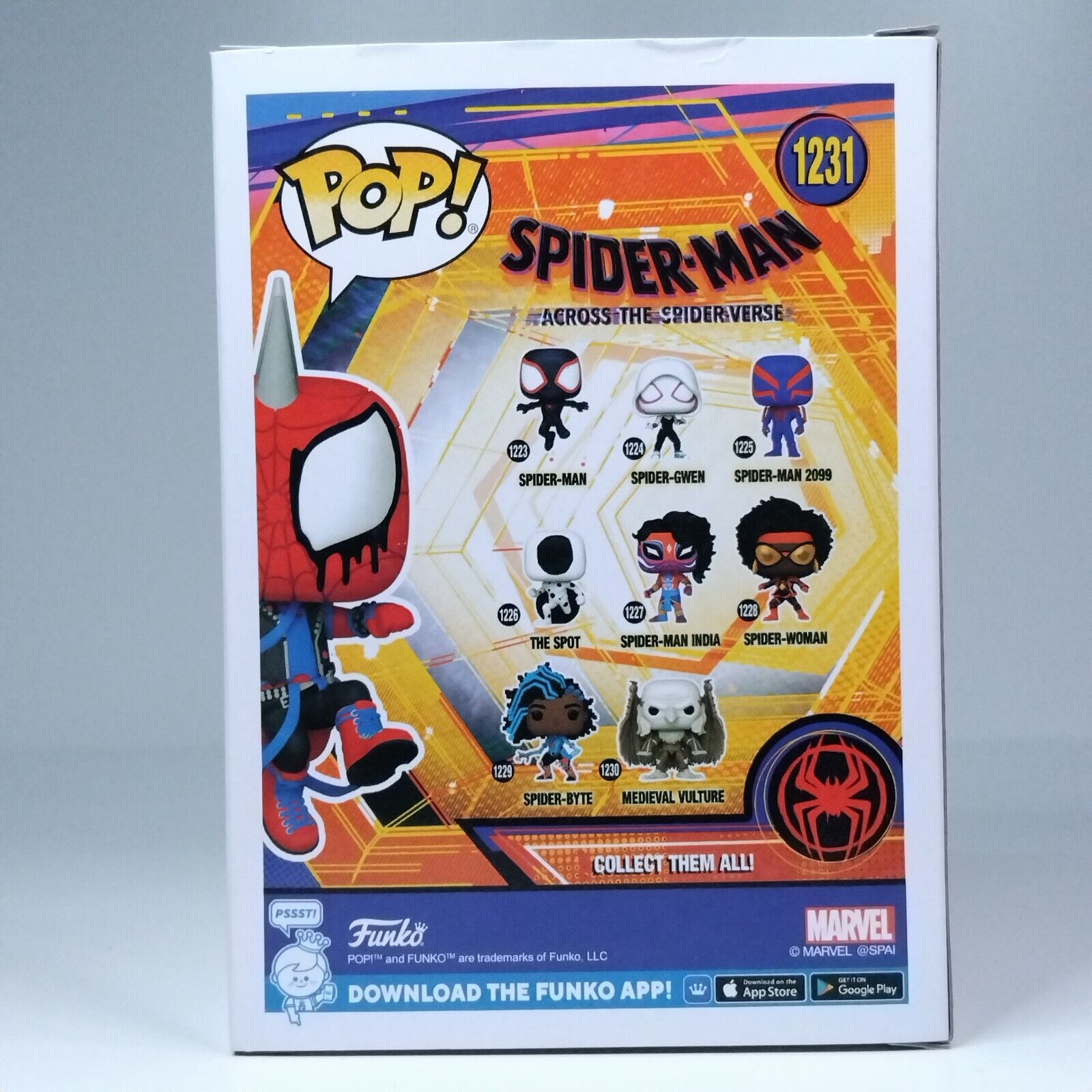 Funko Pop! Marvel Spider-Man Across the Spider-Verse Spider-Punk #1231