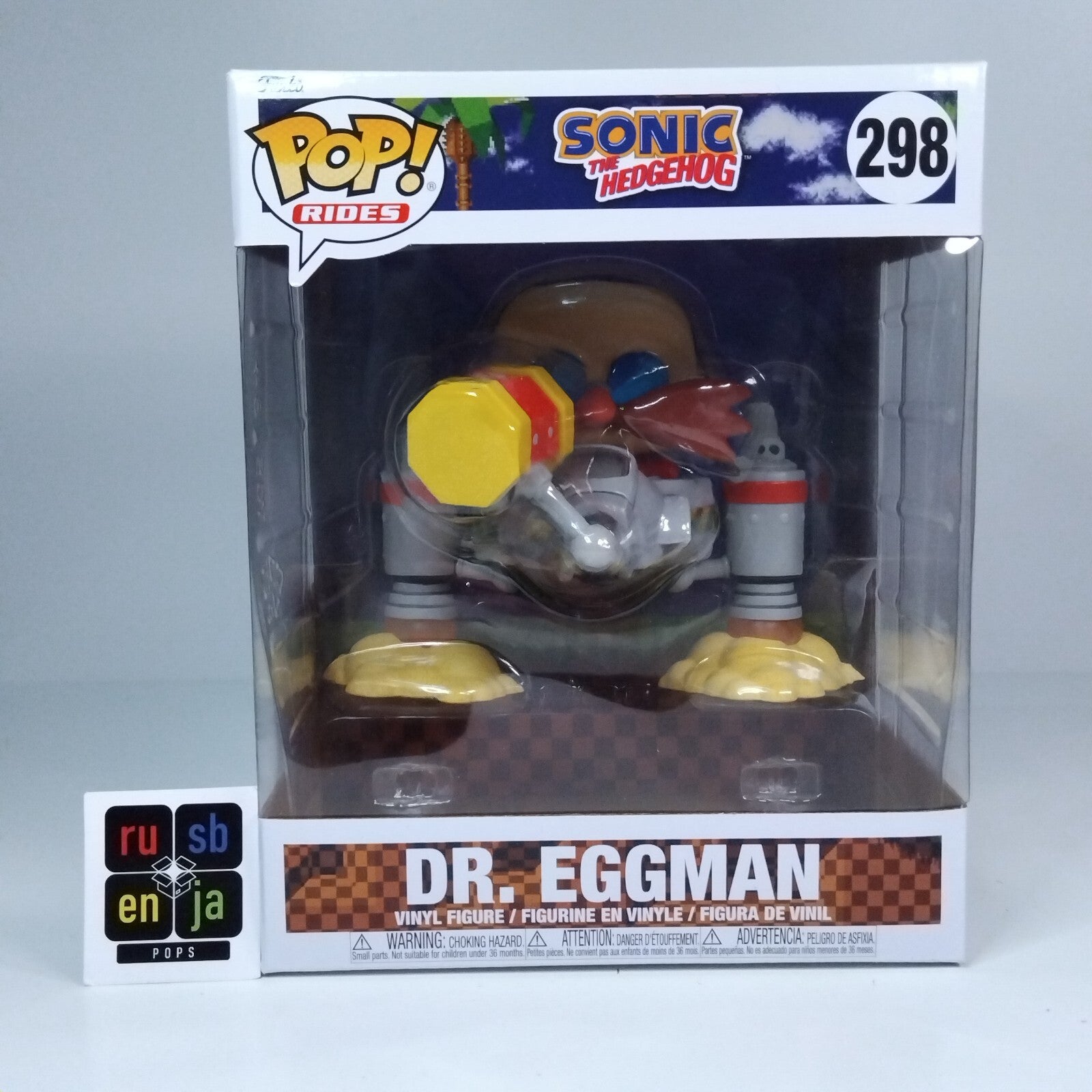 Funko Pop! Games Rides Sonic the Hedgehog 6" Inch Dr. Eggman #298