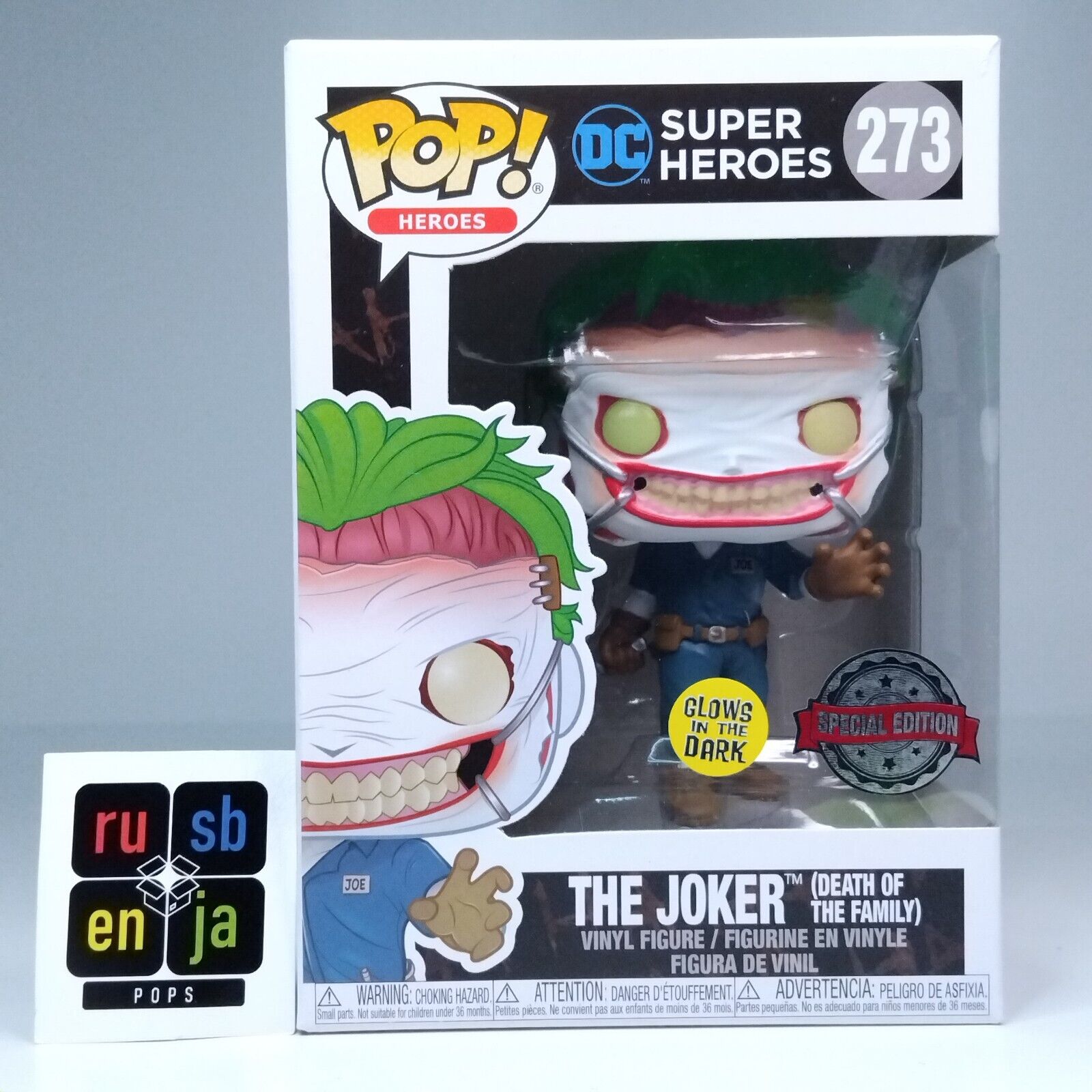 Funko Pop! DC Heries Batman The Joker Death of the Family Glows #273