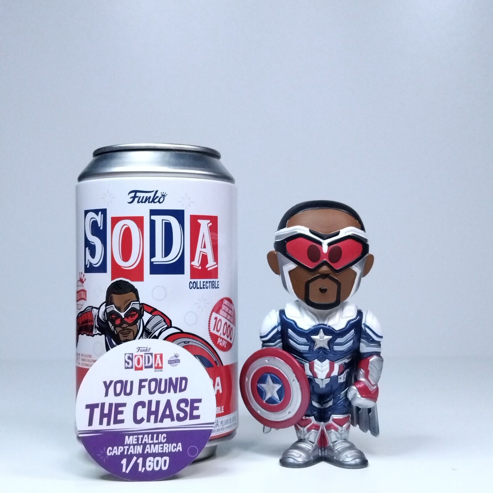 Funko Pop! Marvel Captain America Falcon Metallic Chase 1/1,600