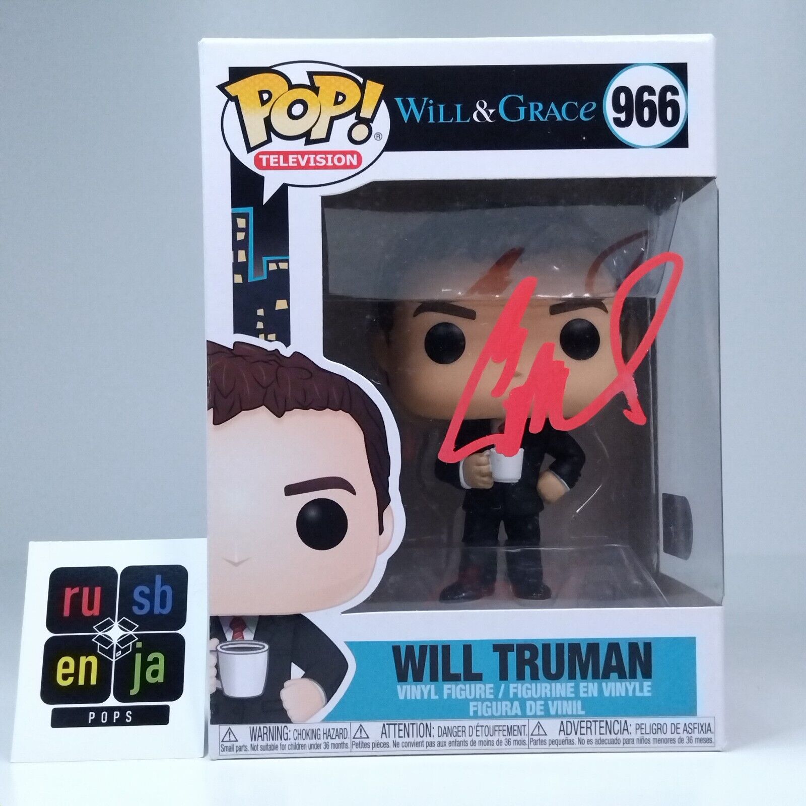 Funko Pop! TV Will & Grace Will Truman Signed Eric McCormack #966 WS