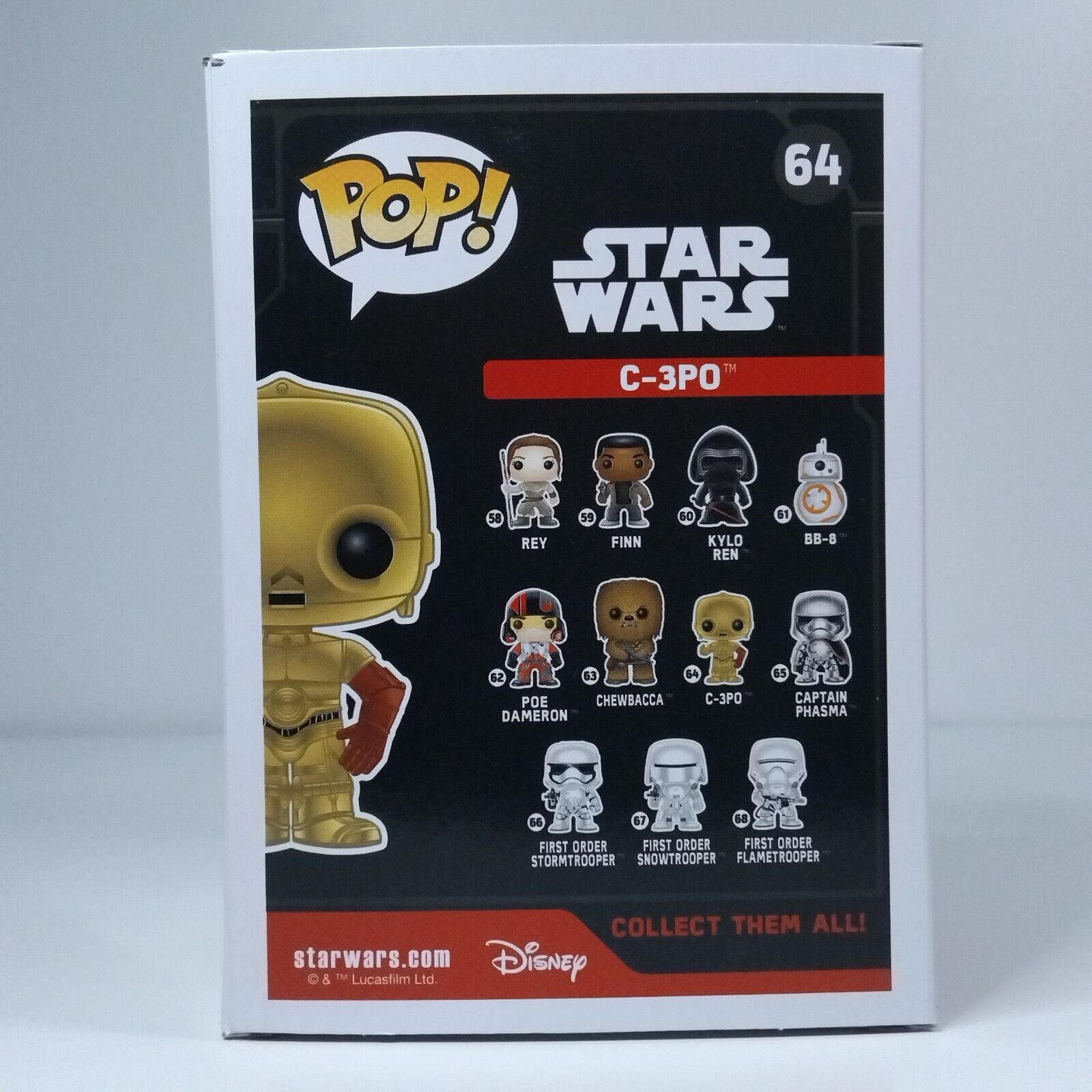 Funko Pop! Star Wars C-3PO Gold Chrome Exclusive #64