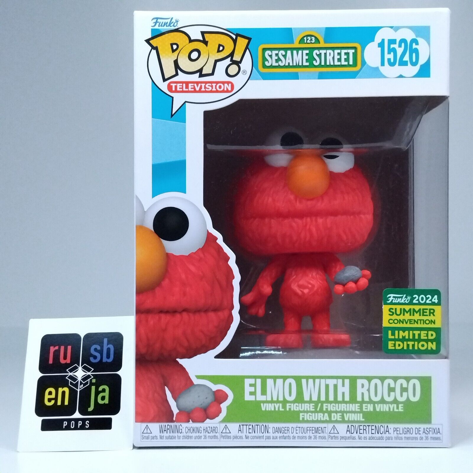 Funko Pop! TV Sesame Street Elmo with Rocco Limited Edition #1526