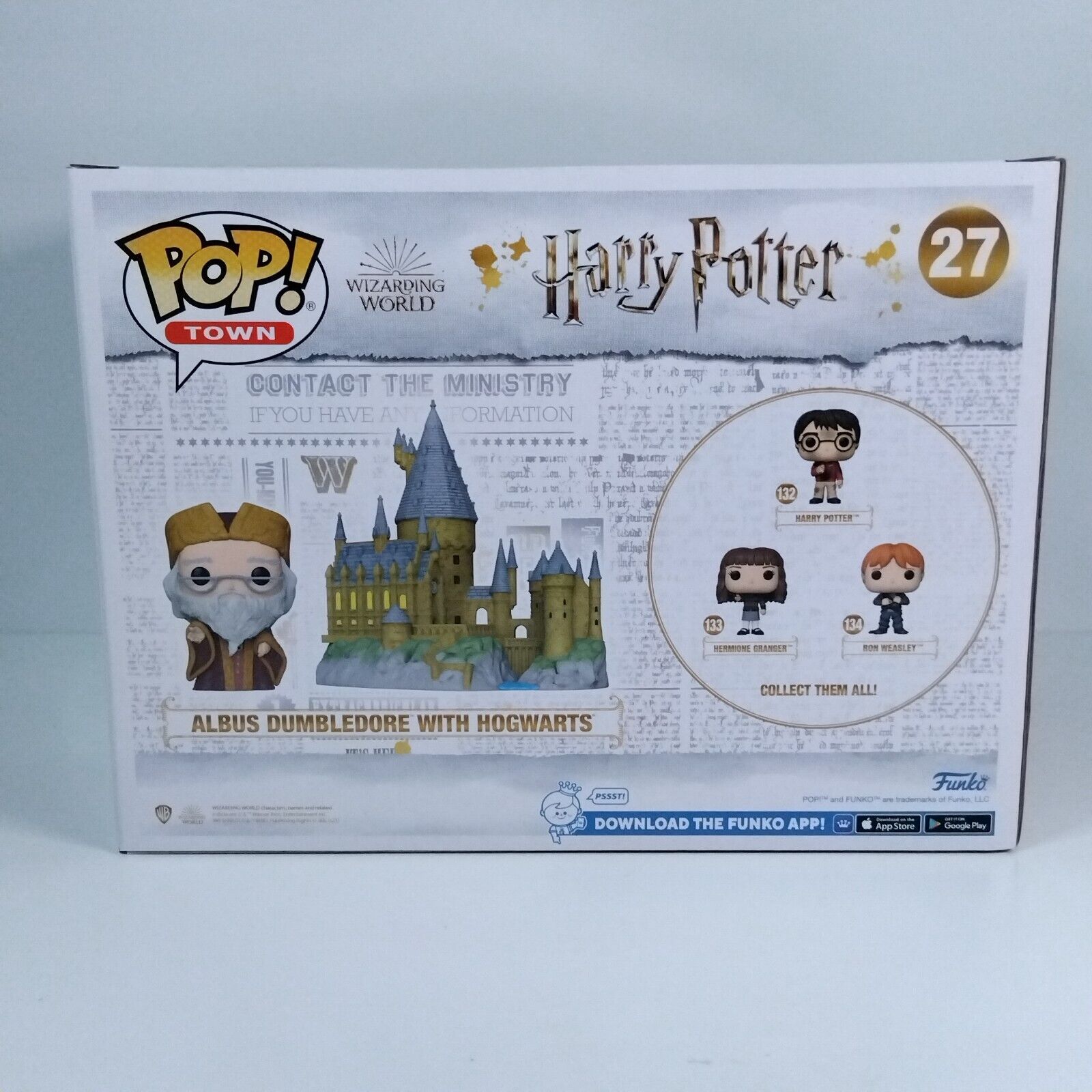 Funko Pop! Harry Potter Town Albus Dumbledore with Hogwarts #27