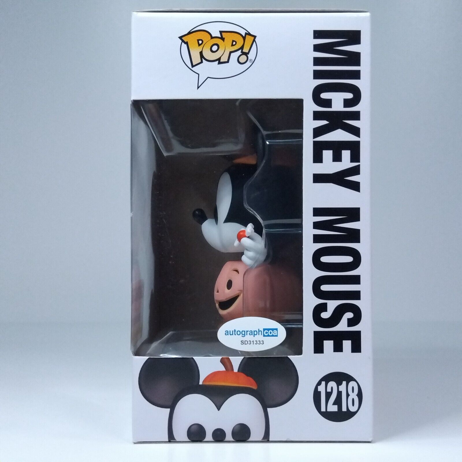 Funko Pop! Disney Mickey Mouse Signed Chris Diamantopoulos COA #1218