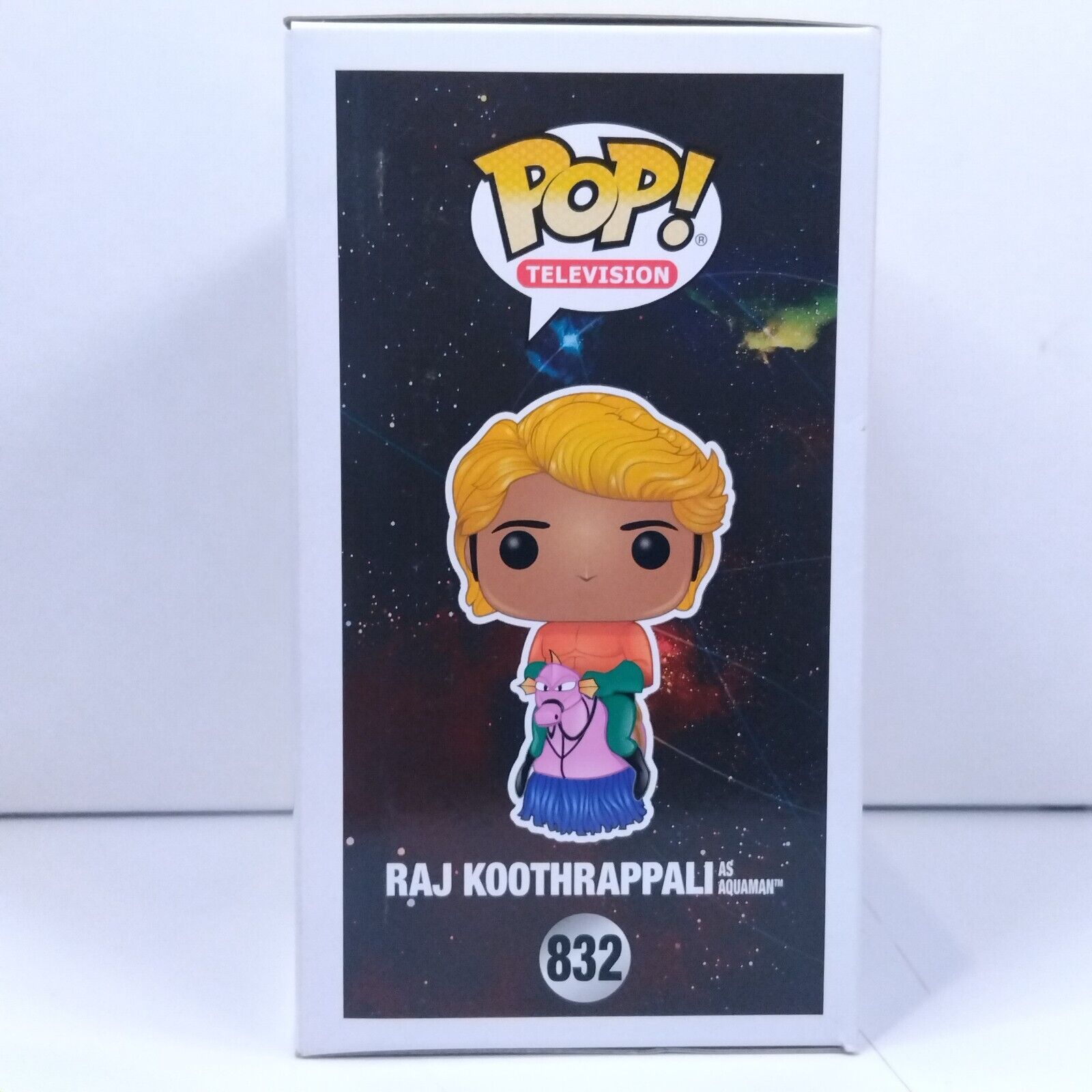 Funko Pop! TV The Big Bang Theory Raj Koothrappali Signed Kunal Nayyar #832 WS