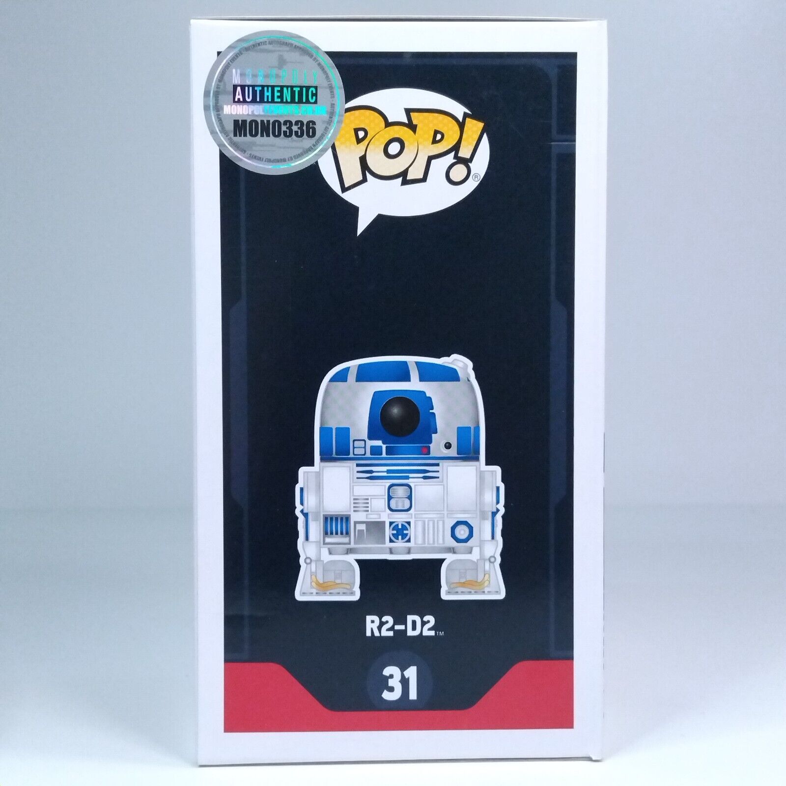 Funko Pop! Star Wars R2-D2 Signed Jimmy Vee COA #31