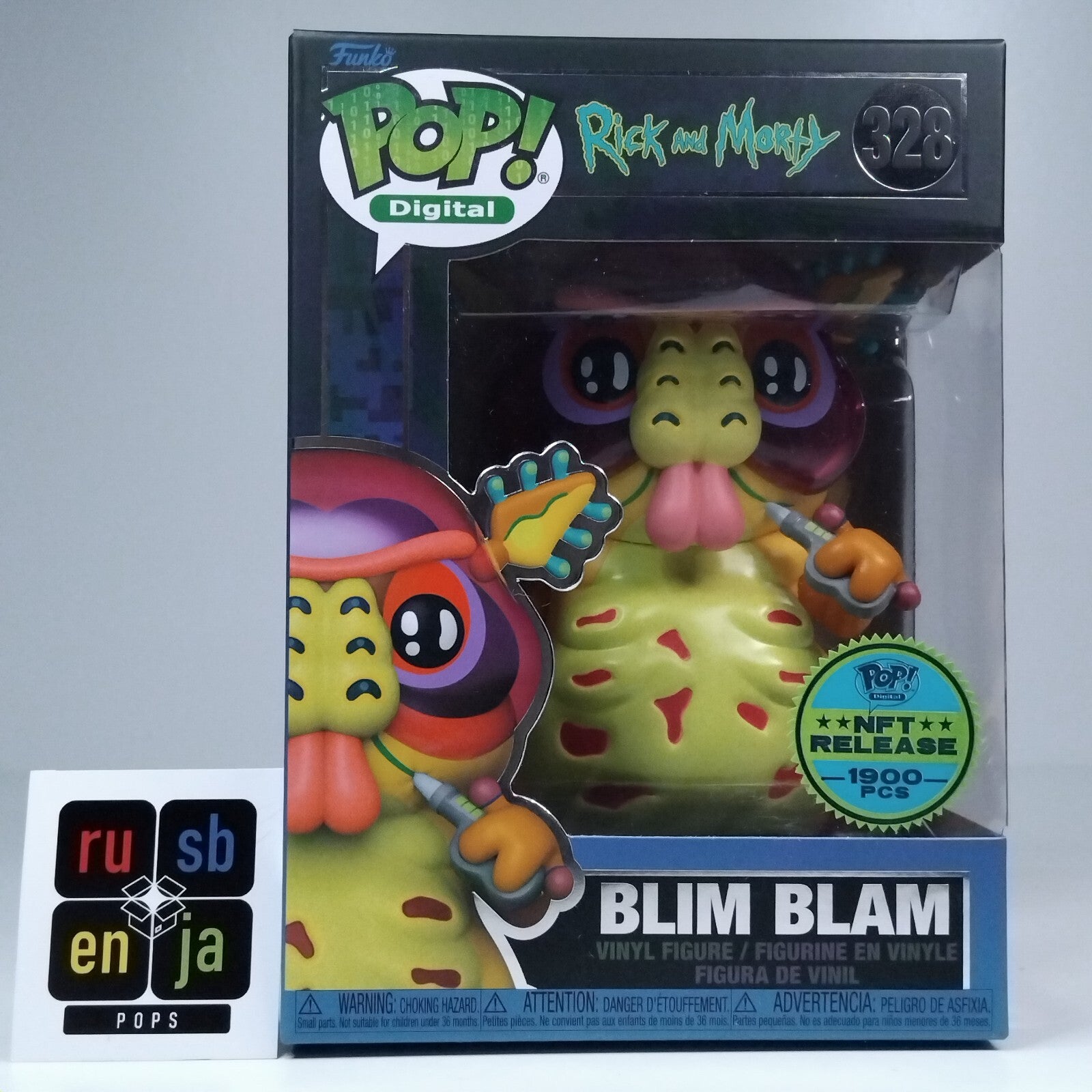 Funko Pop! Digital Animation Rick & Morty Blim Blam 1,900 Pcs #328
