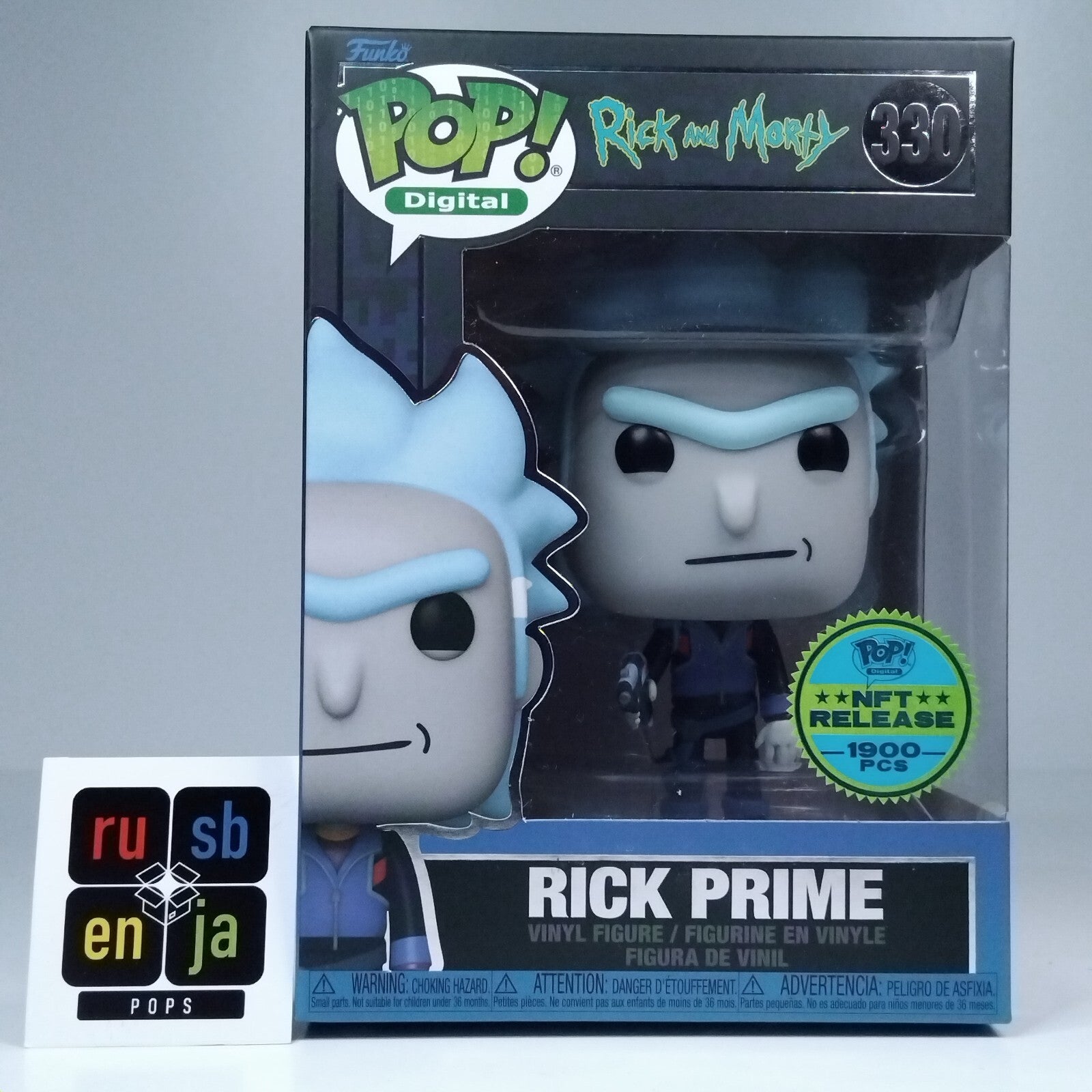 Funko Pop! Digital Animation Rick & Morty Rick Prime 1,900 Pc #330