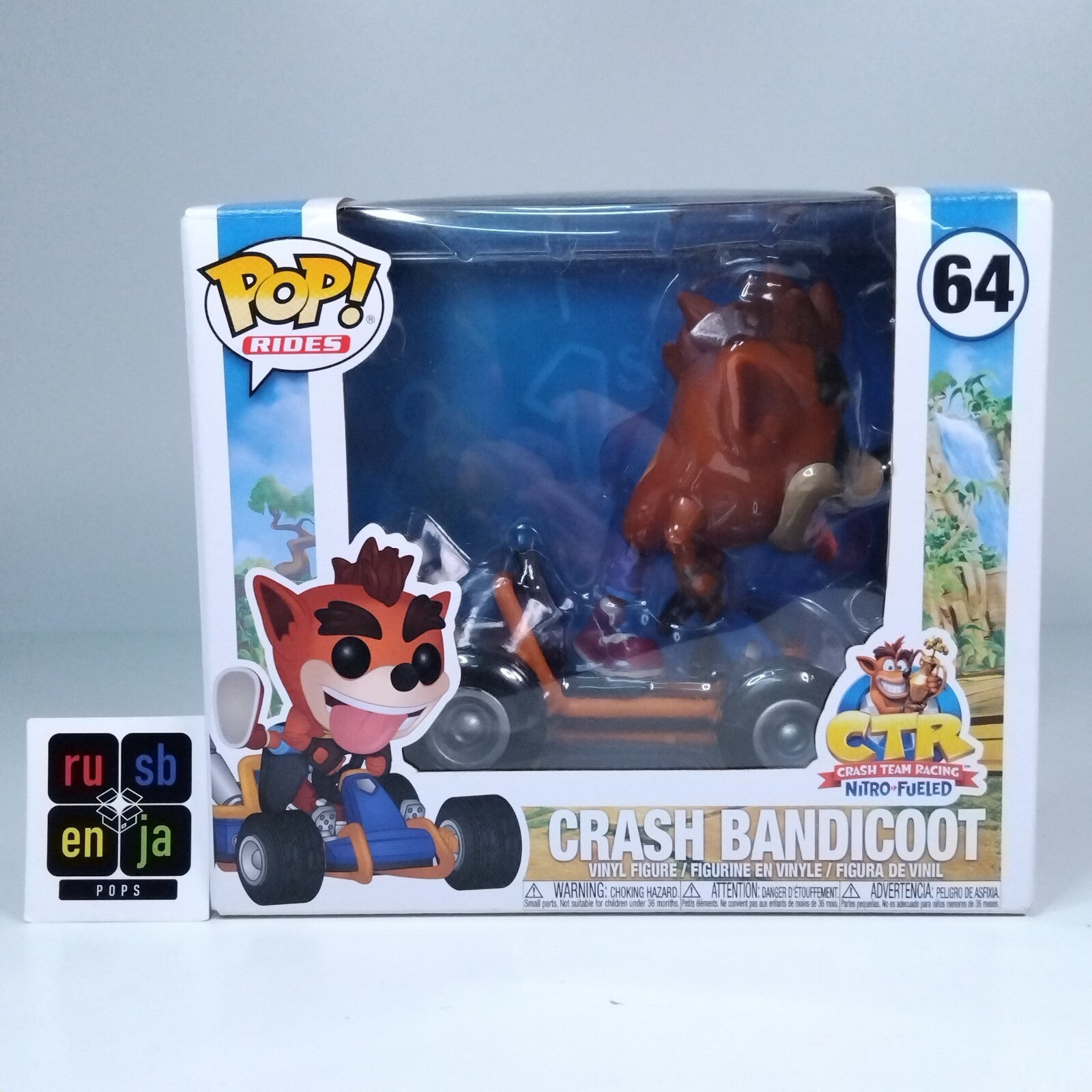 Funko Pop! Games Crash Team Racing Crash Bandicoot #64