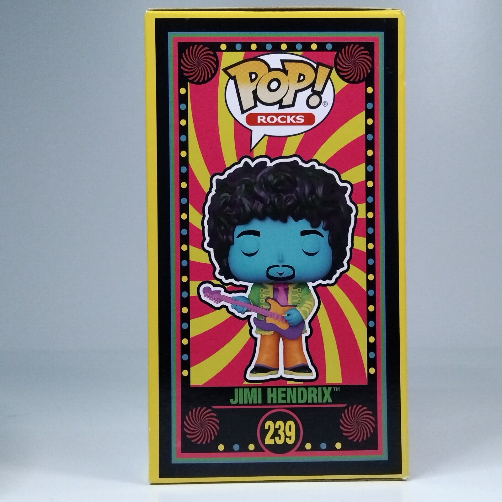 Funko Pop! Rocks Music Blacklight Jimi Hendrix Blue Exclusive #239