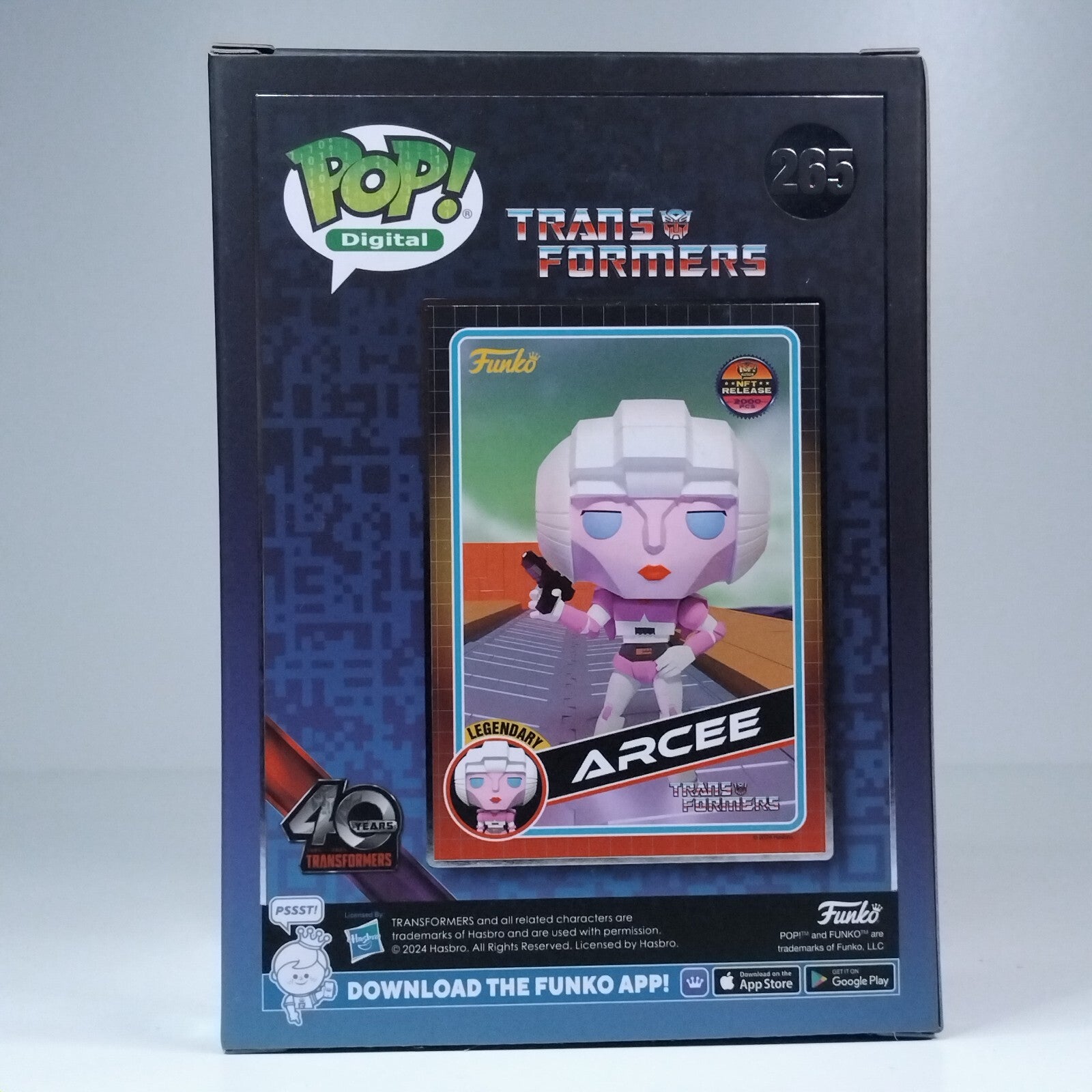 Funko Pop! Digital Retro Toys Transformers Arcee 2,000 Pc #265