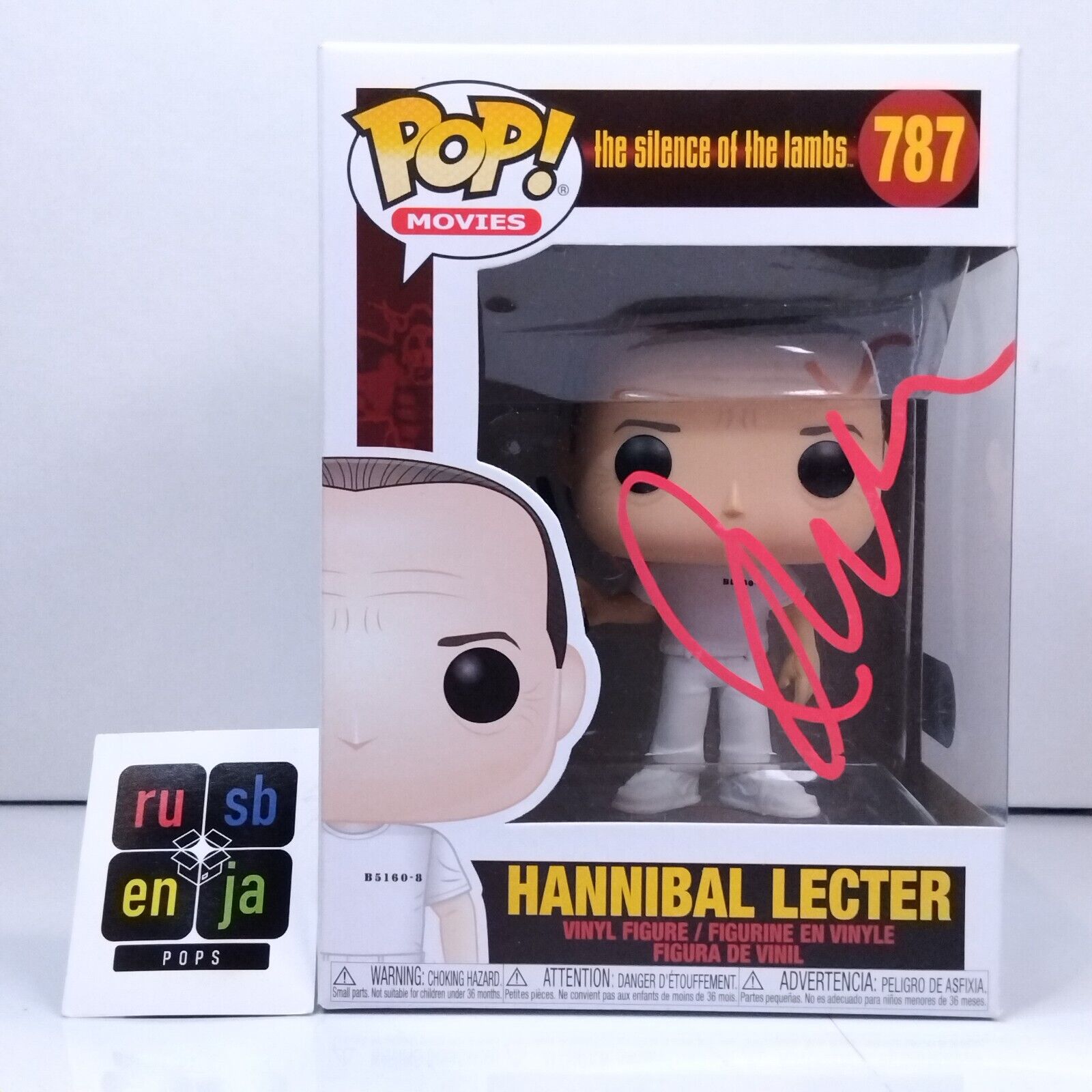 Funko Pop! Horror Silence Lambs Hannibal Signed Julianne Moore COA #787 WS