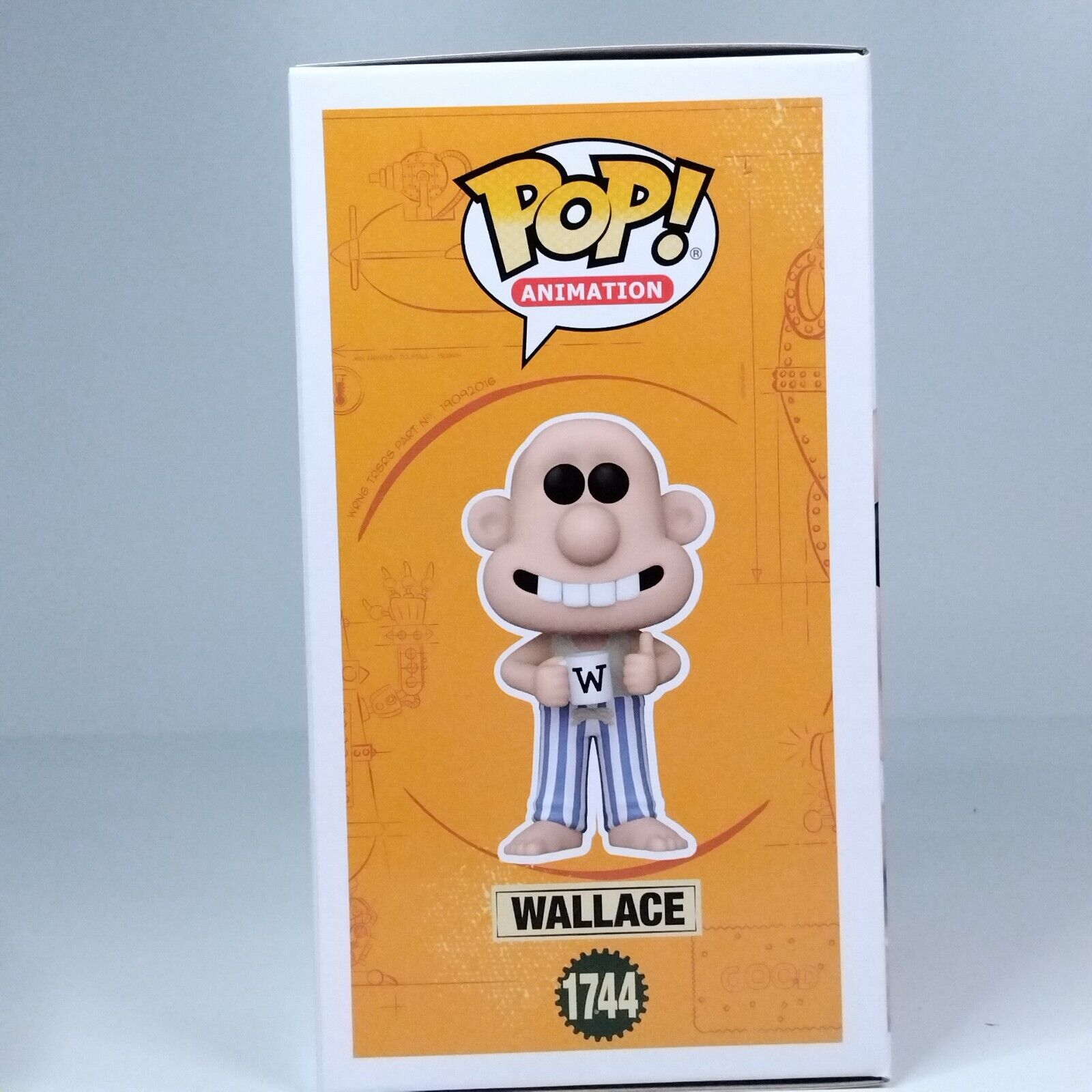 Funko Pop! Animation Wallace & Gromit Signed Ben Benjamin Whitehead COA #1744 WS