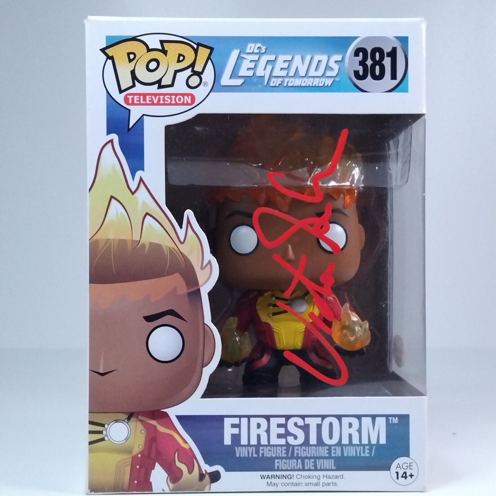 Funko Pop! DC Heroes Firestorm Signed Victor Garber COA #381 WS