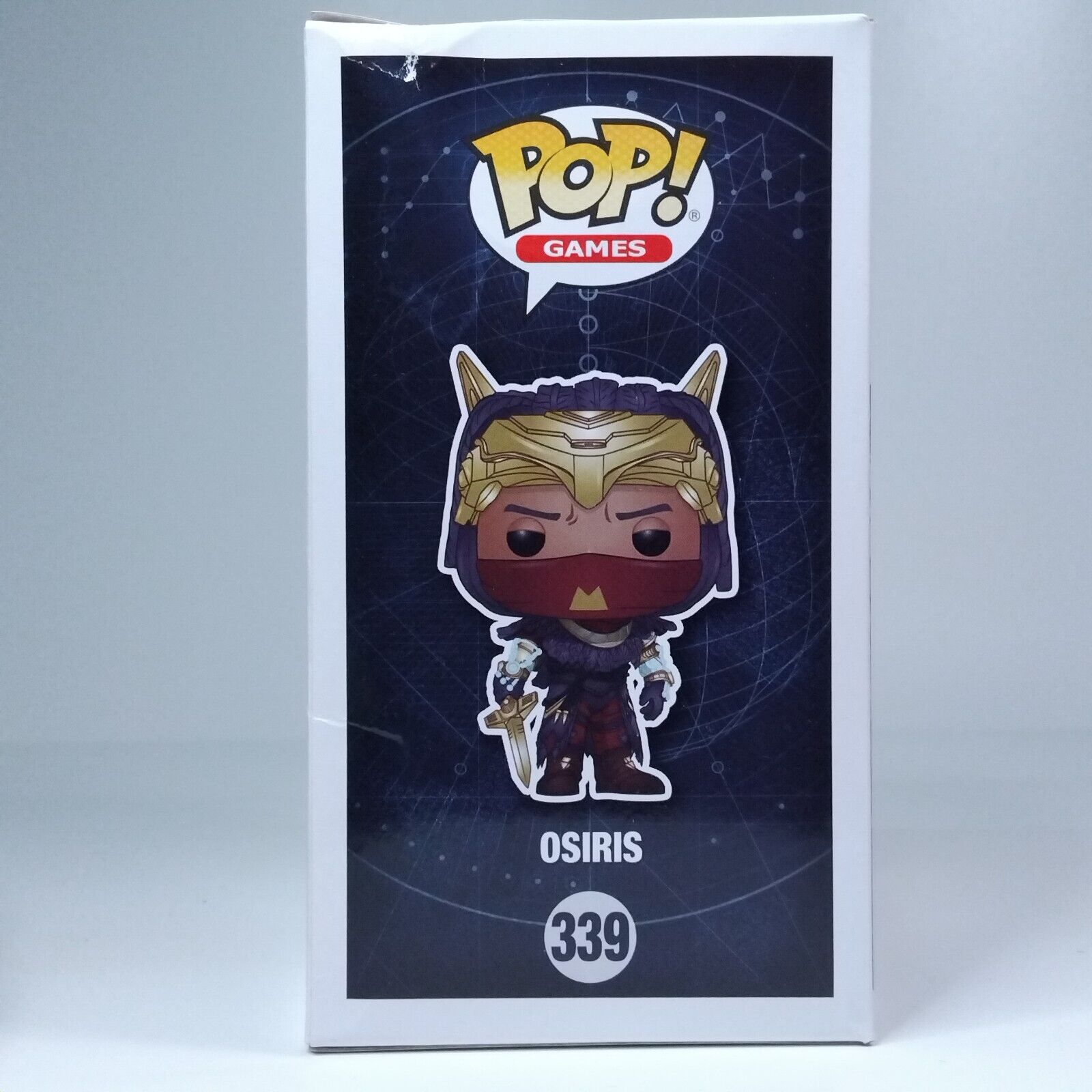 Funko Pop! Games Destiny Osiris Gold Bundie Store Edition #339 BOX DAMAGE