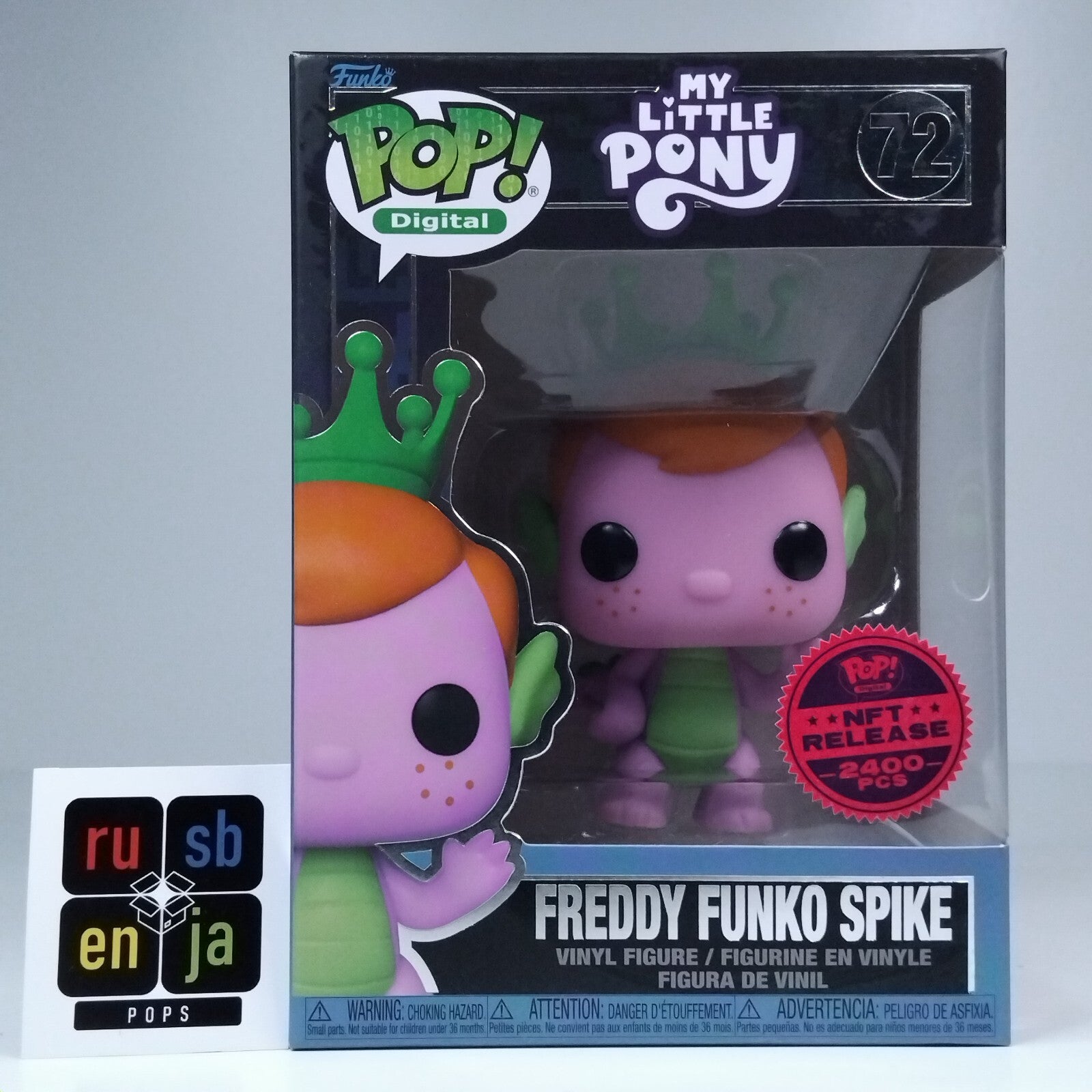 Funko Pop! Digital My Little Pony MLP Freddy Funko as Spike 2,400 Pc #72