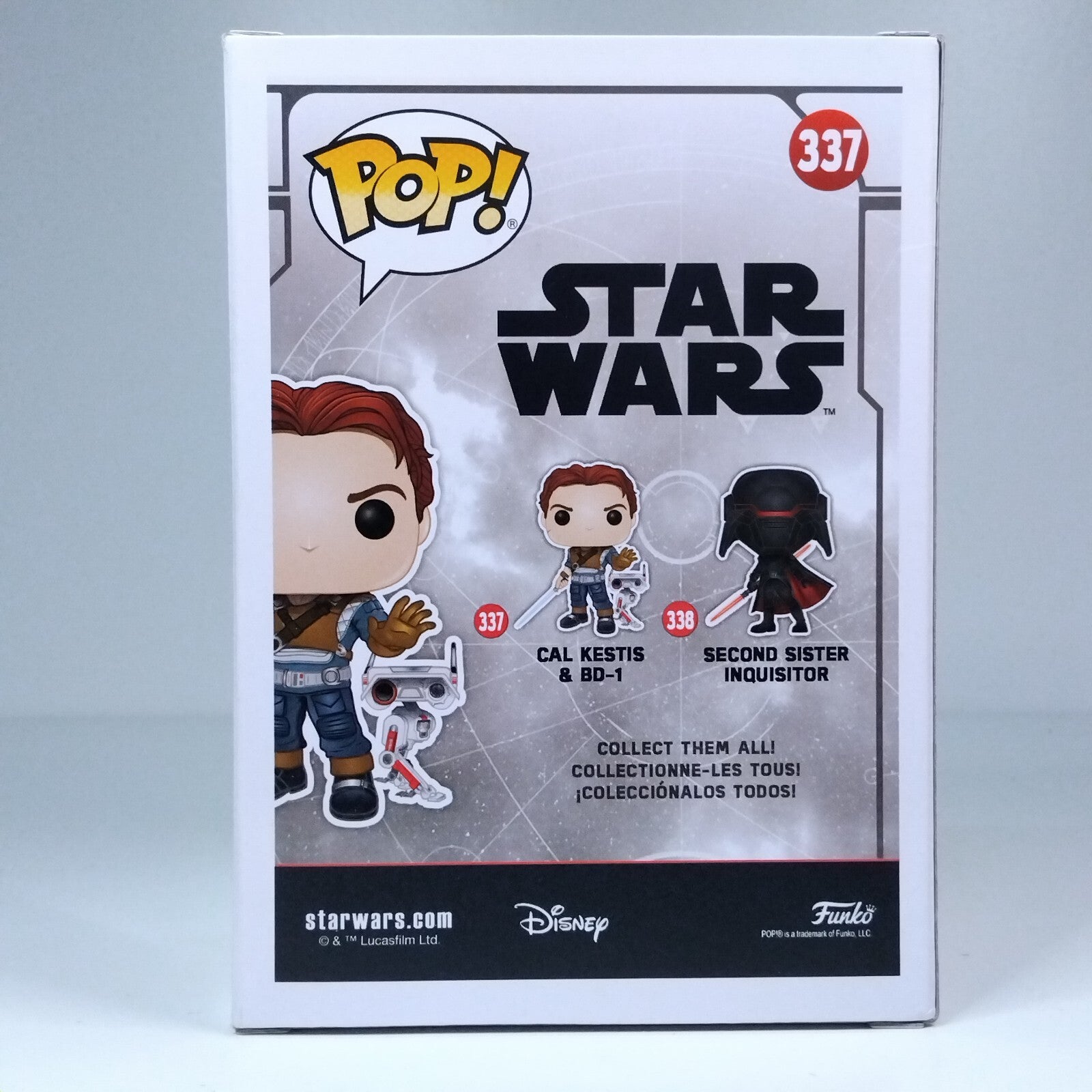 Funko Pop! Star Wars Cal Kestis & BD-1 Signed Cameron Monaghan COA #337